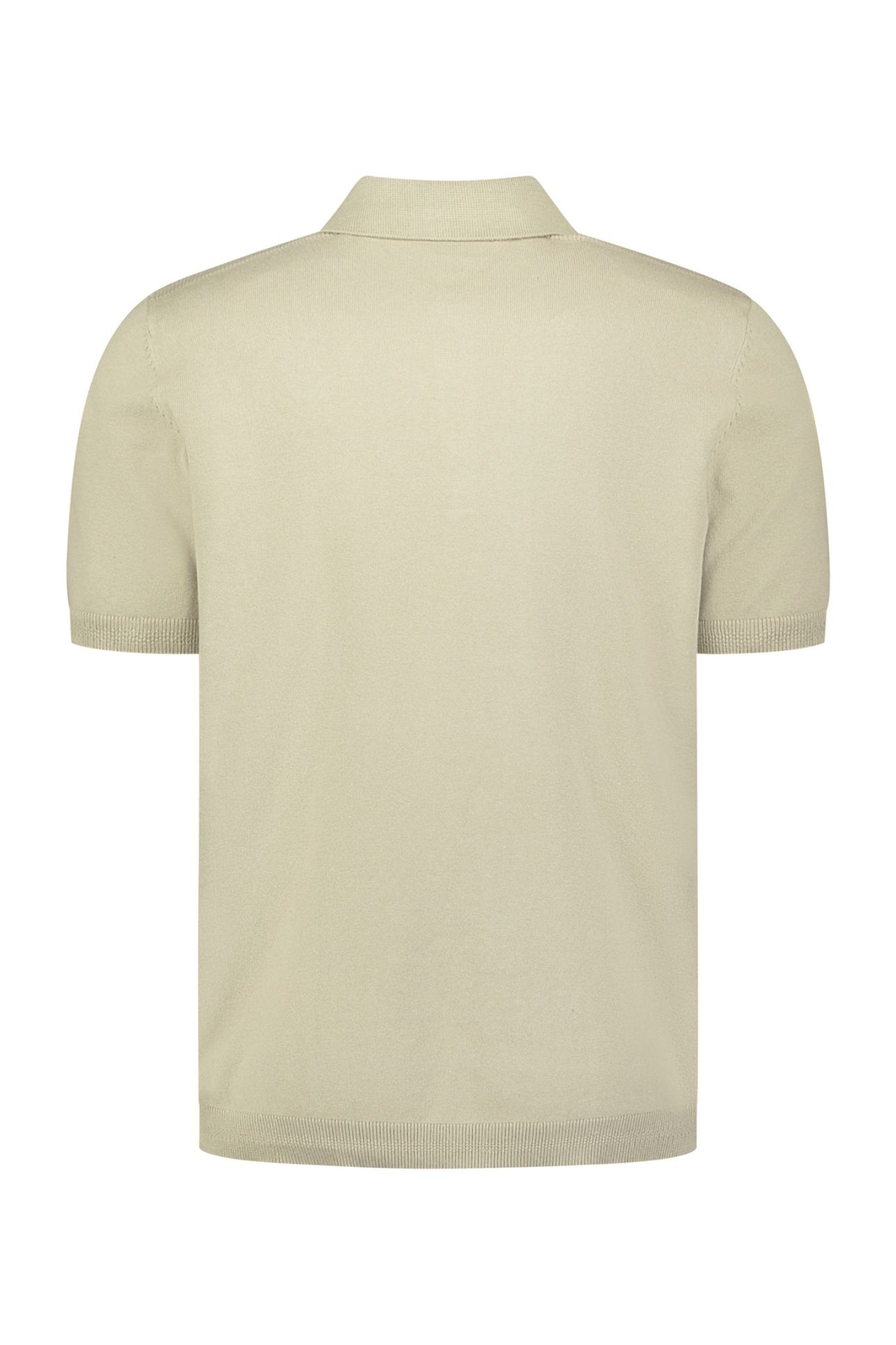 PULLOVER SHORT SLEEVE POLO BUTTON TAUPE 2