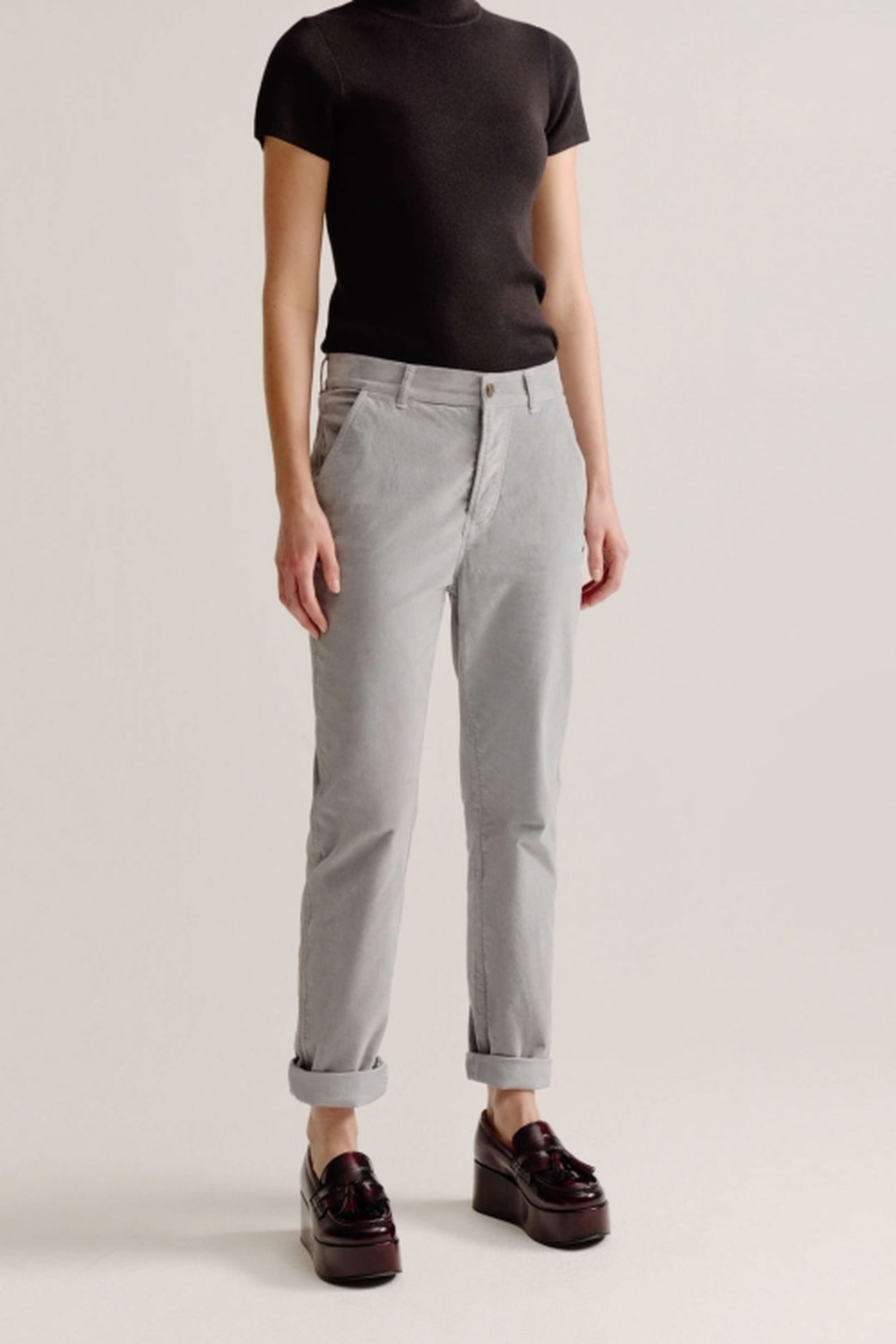 LEYLA PANTS STEEL GREY 2