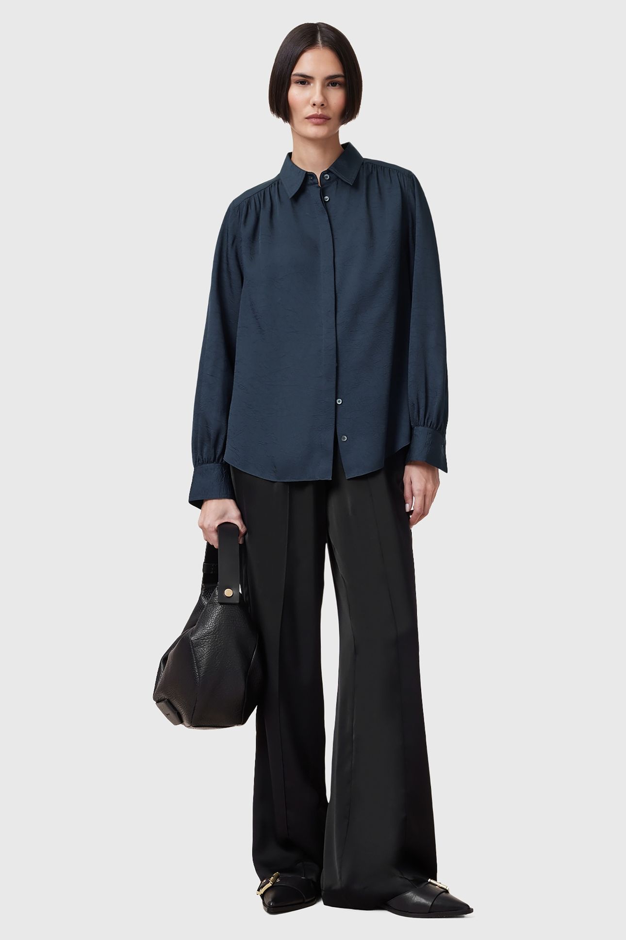 AGGIE SHIRT DENIM BLUE 1