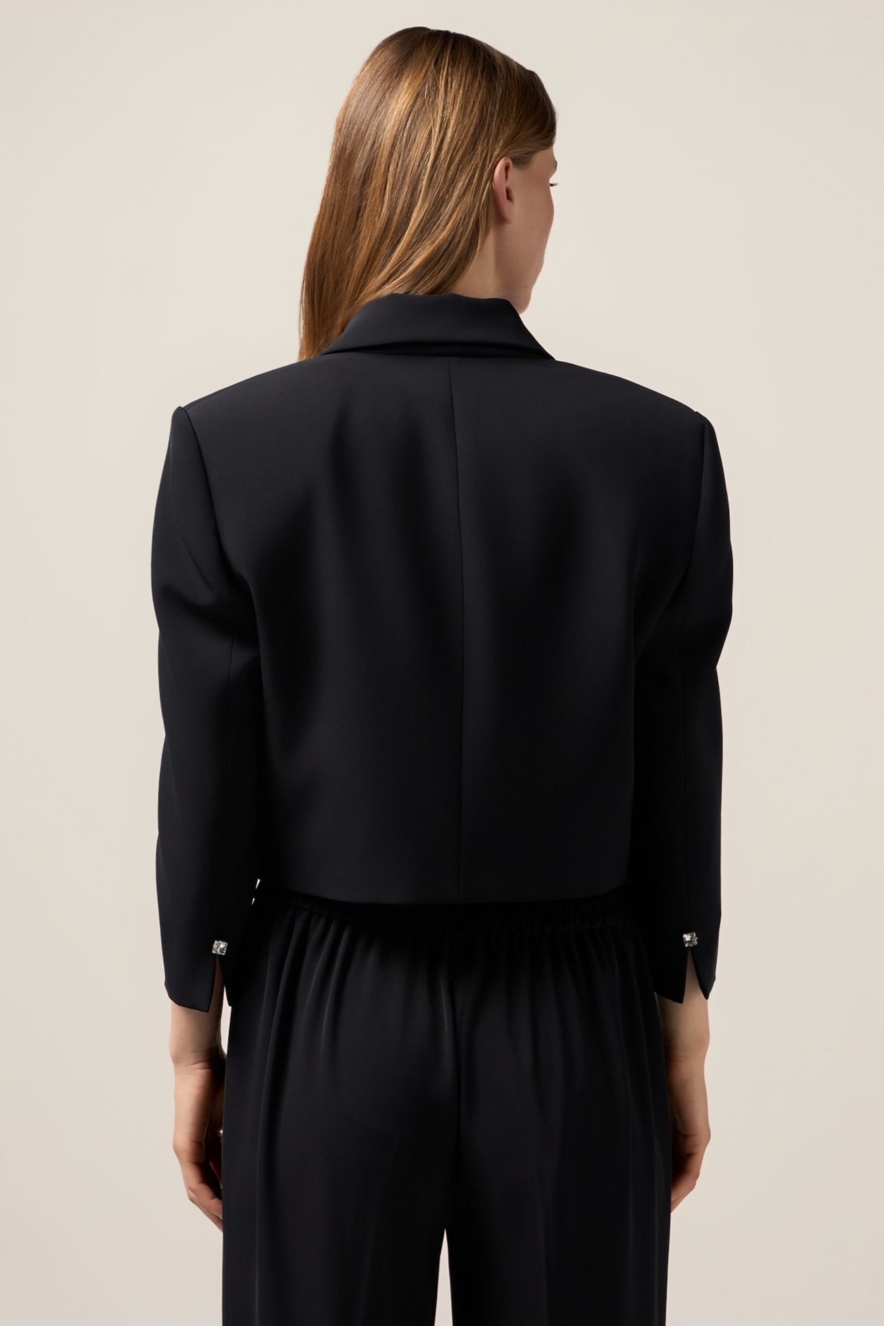 CROPPED BLAZER BLACK 2