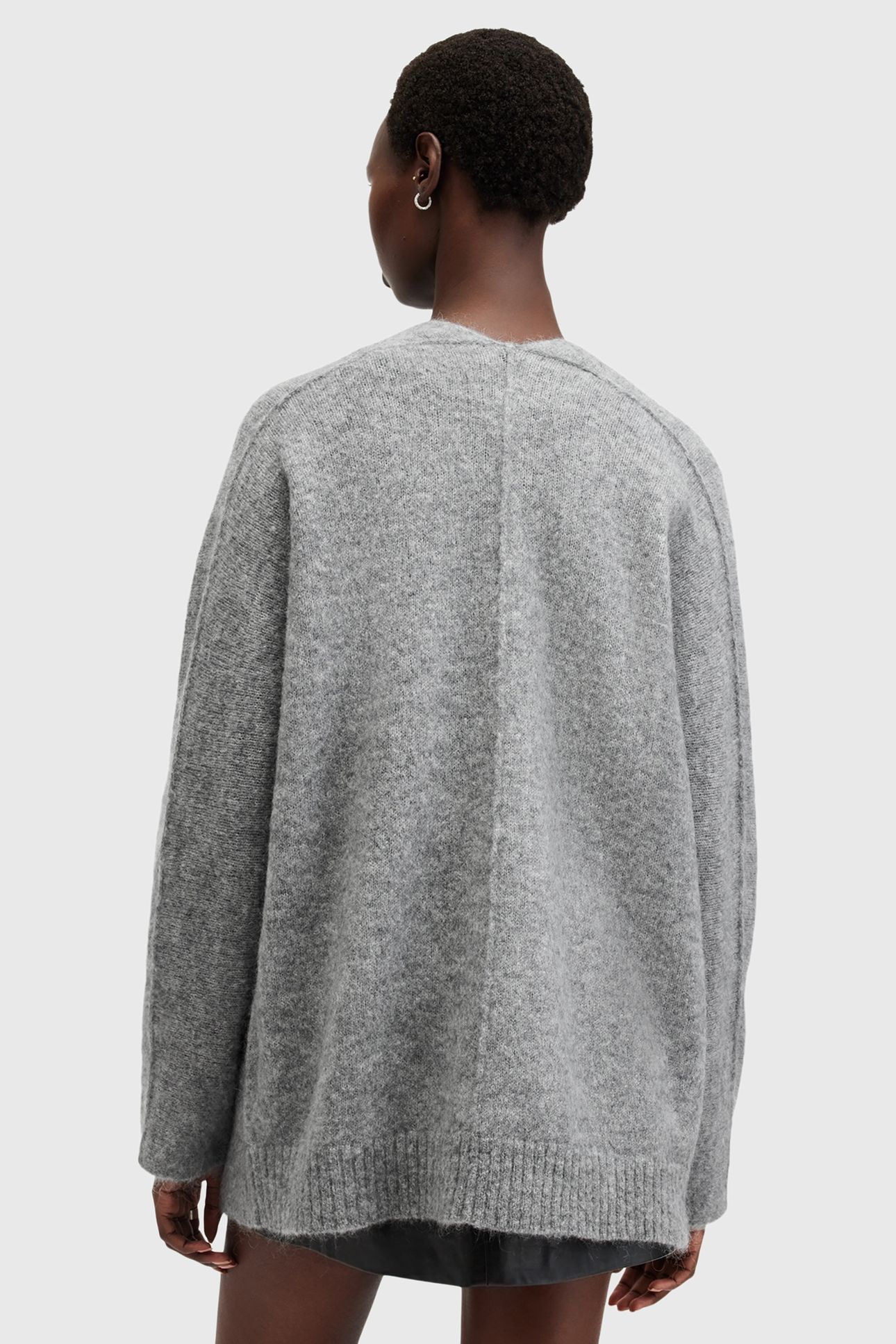 ZOE CARDIGAN GREY MARL 2