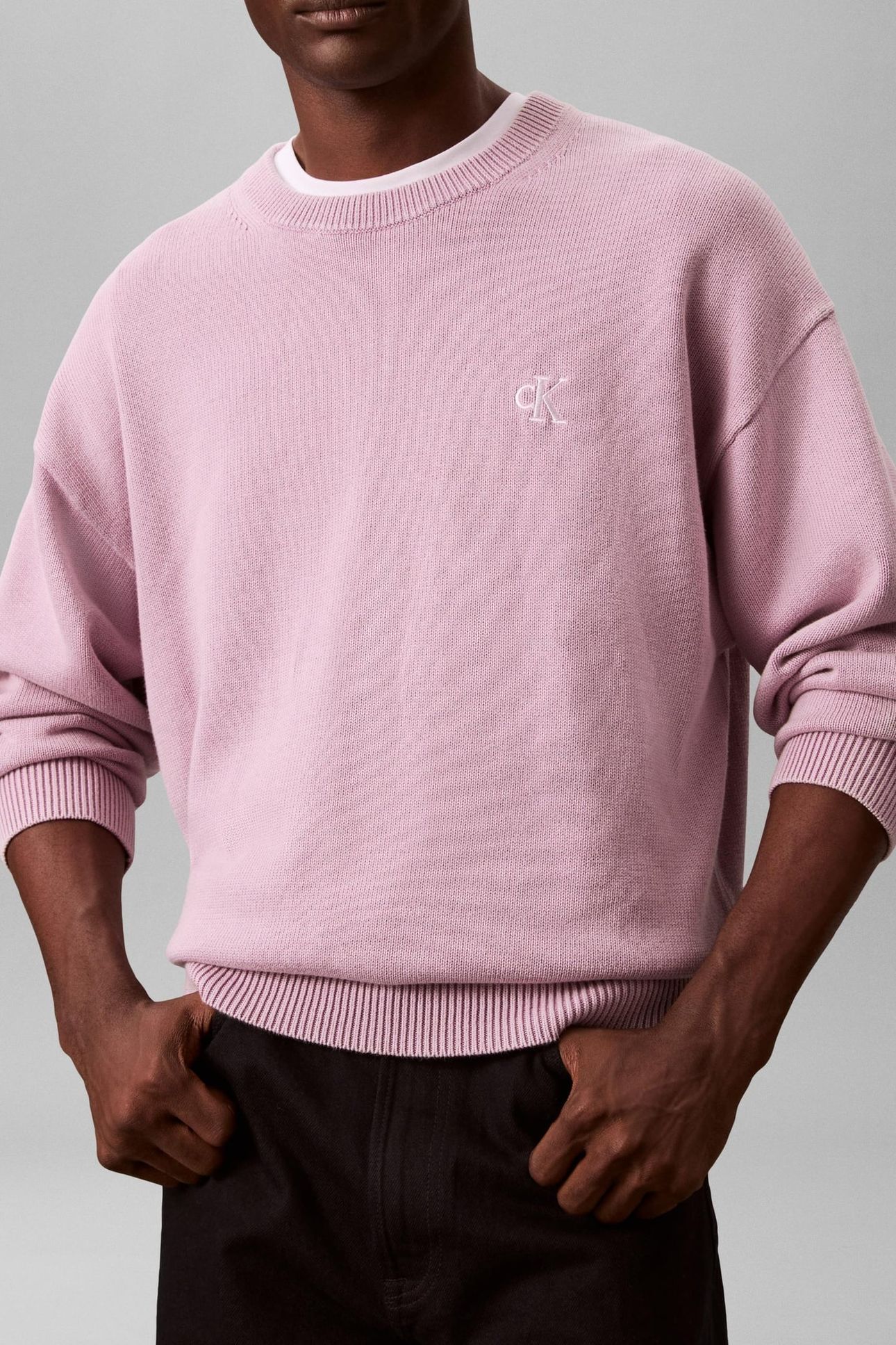 LS EASY COTTON CREWNECK ORCHID HAZE 1