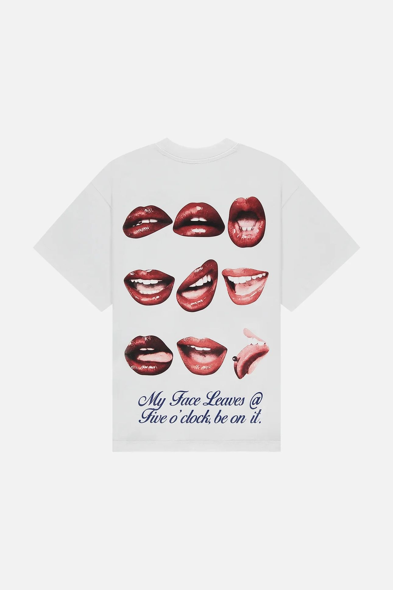 UNISEX THE MOUTH WHITE 2