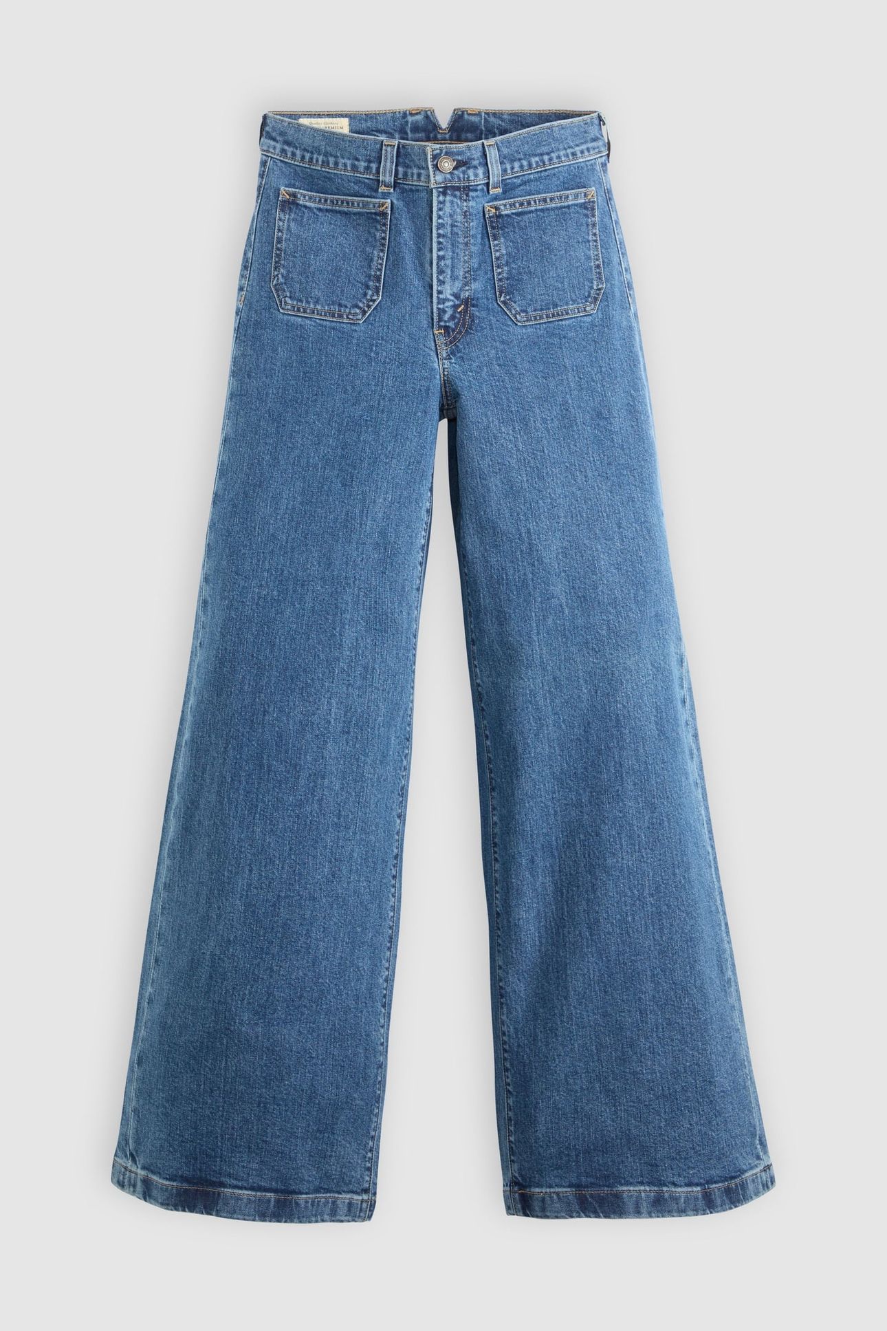728™ TAILORED HIGH RISE WIDE LEG JEANS BLUE 4