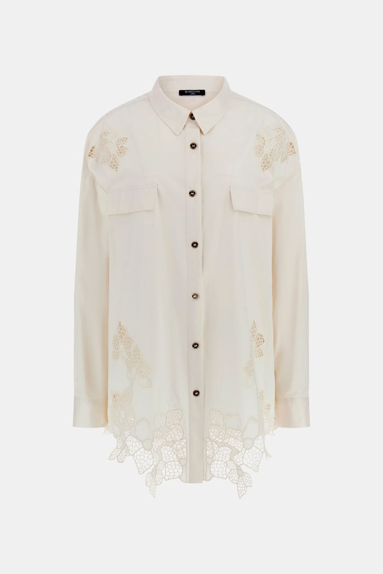 MARCIANO BY GUESS BROOKE EMBRO OVER SHIRT SANDY SHORE 5
