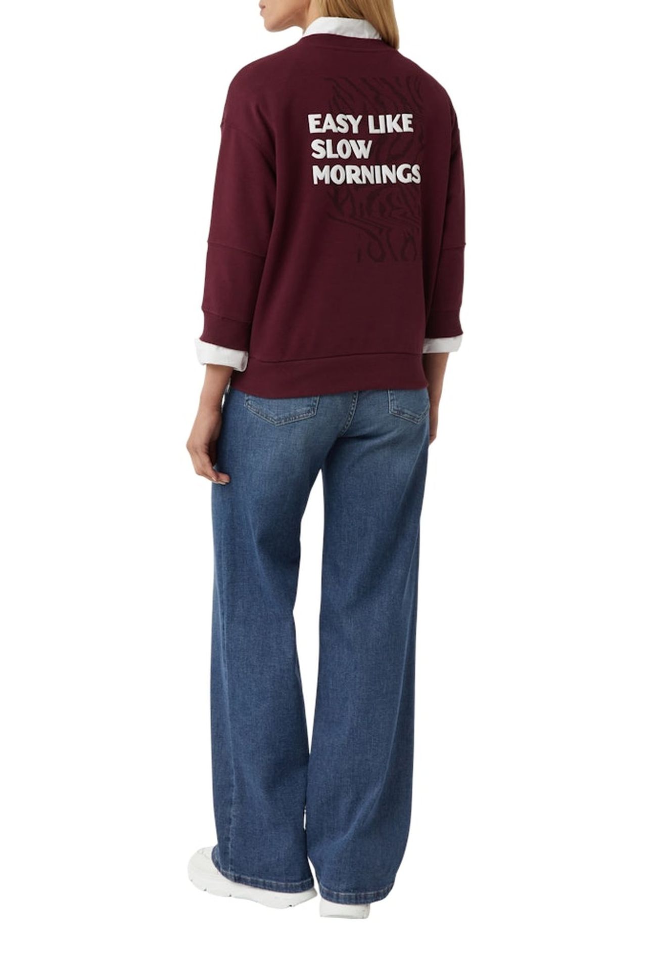 COMMA SWEATERS BURGUNDY 3