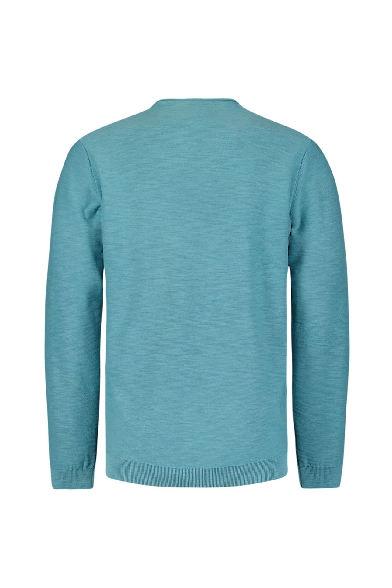 PULLOVER CREWNECK GARMENT DYED + STONE WASHED SEABLUE 7