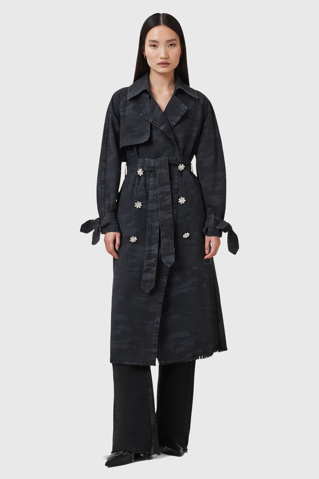 KIKI CAMO TRENCH INK BLUE 2