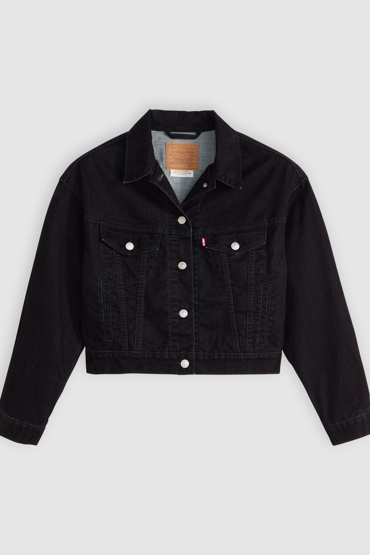 90S TRUCKER JACKET BLACK 3