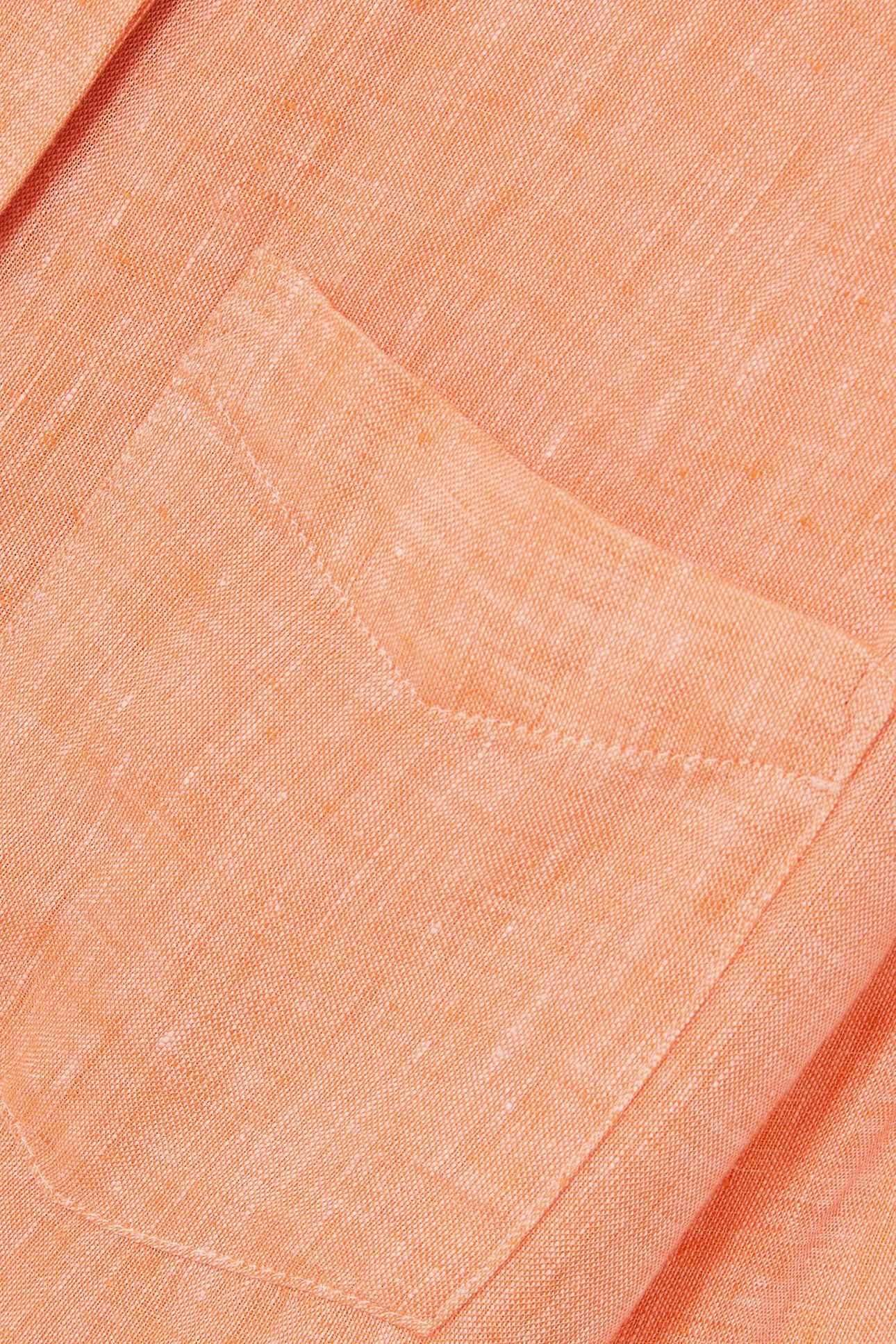 LINEN SHIRT ORANGE 5