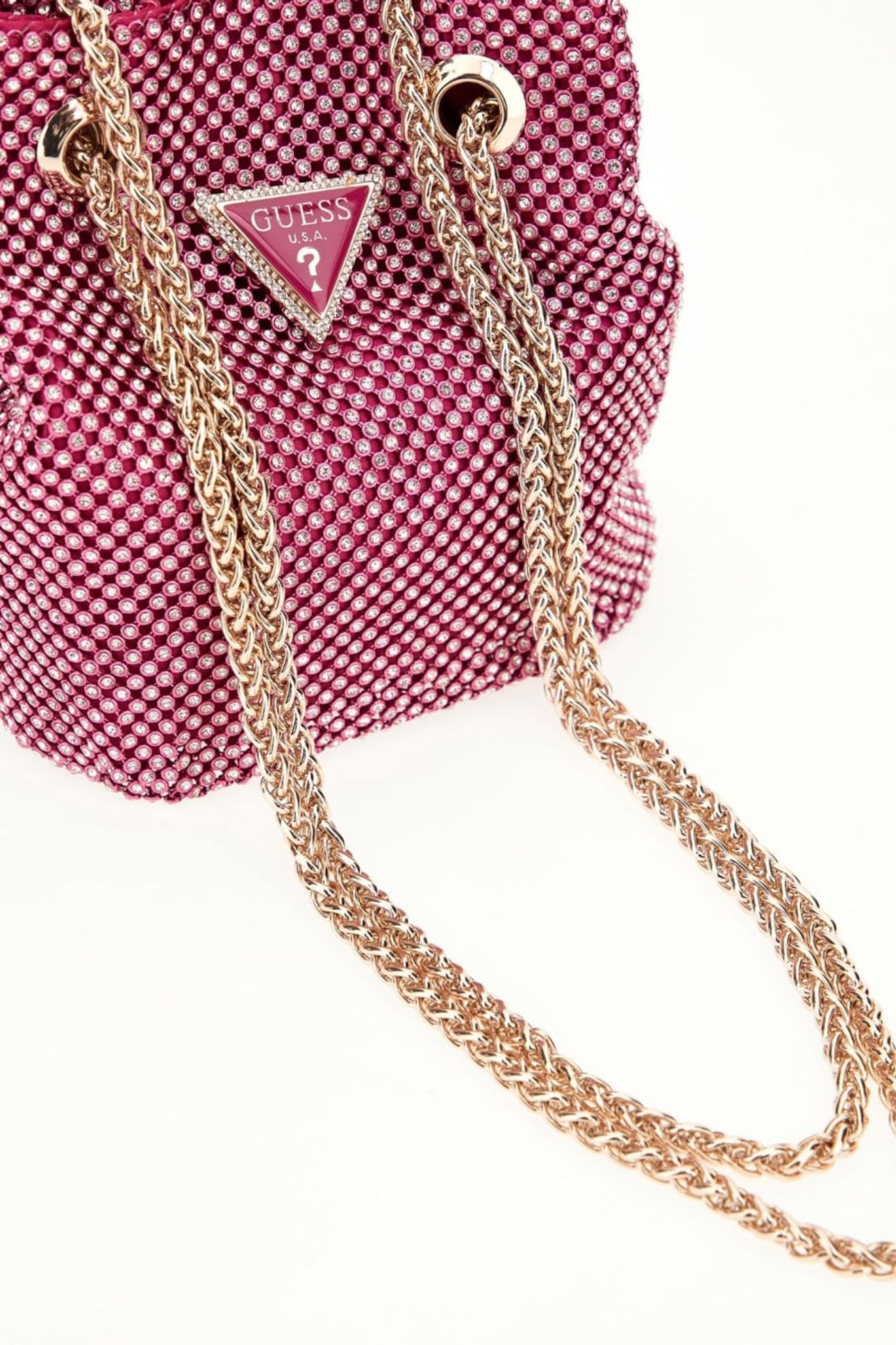 ZALINA FLAP CLUTCH FUCHSIA 5