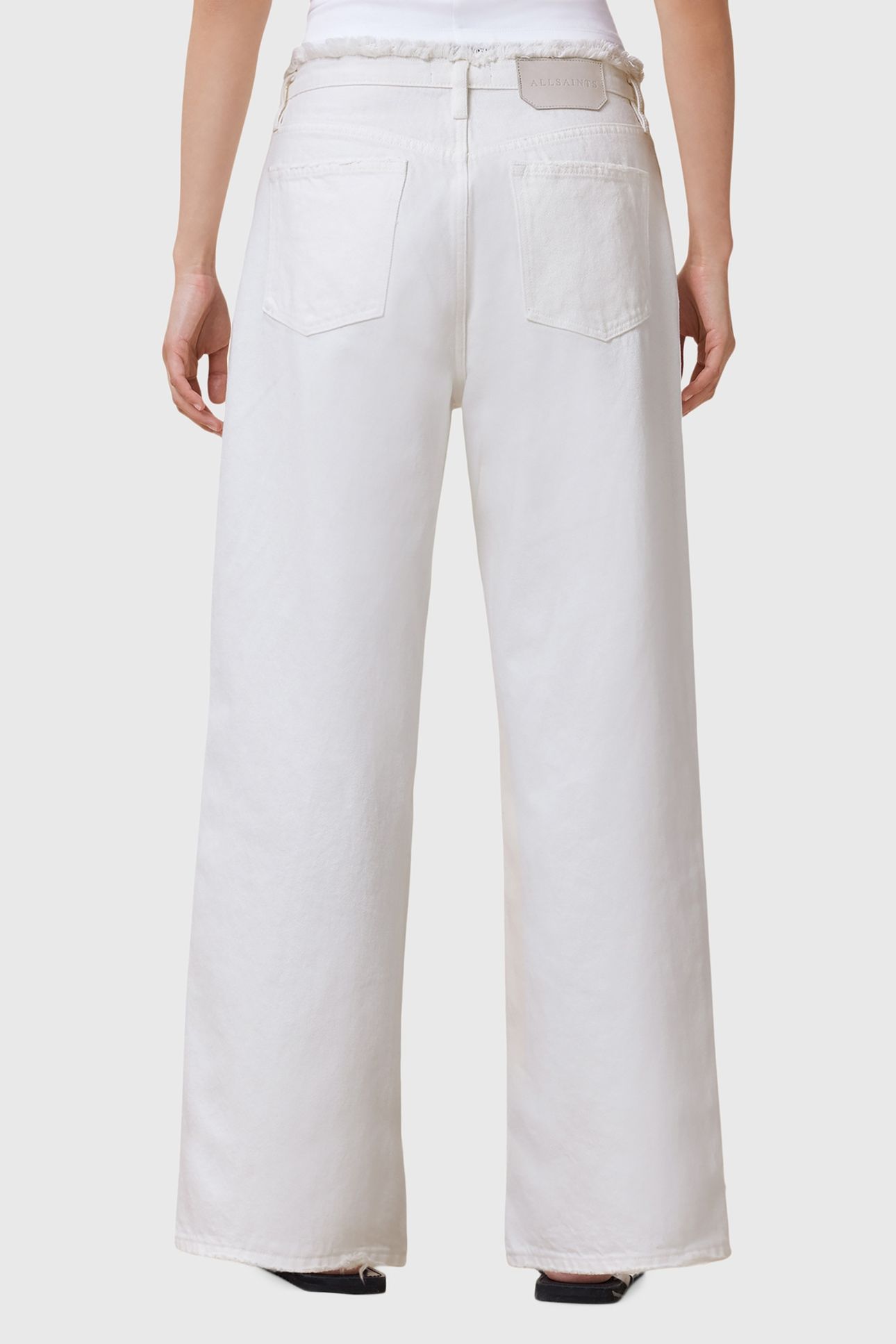 BLAKE FRAY JEAN CHALK WHITE 5
