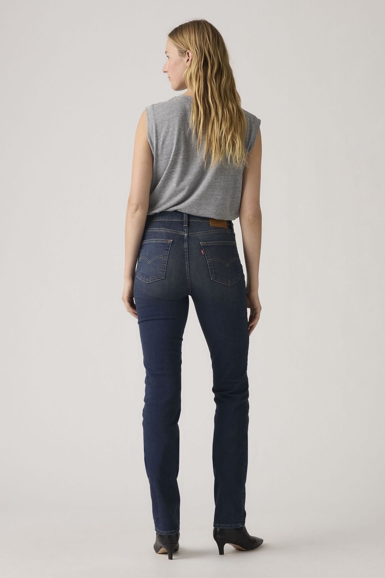 724™ HIGH RISE STRAIGHT JEANS BLUE 3