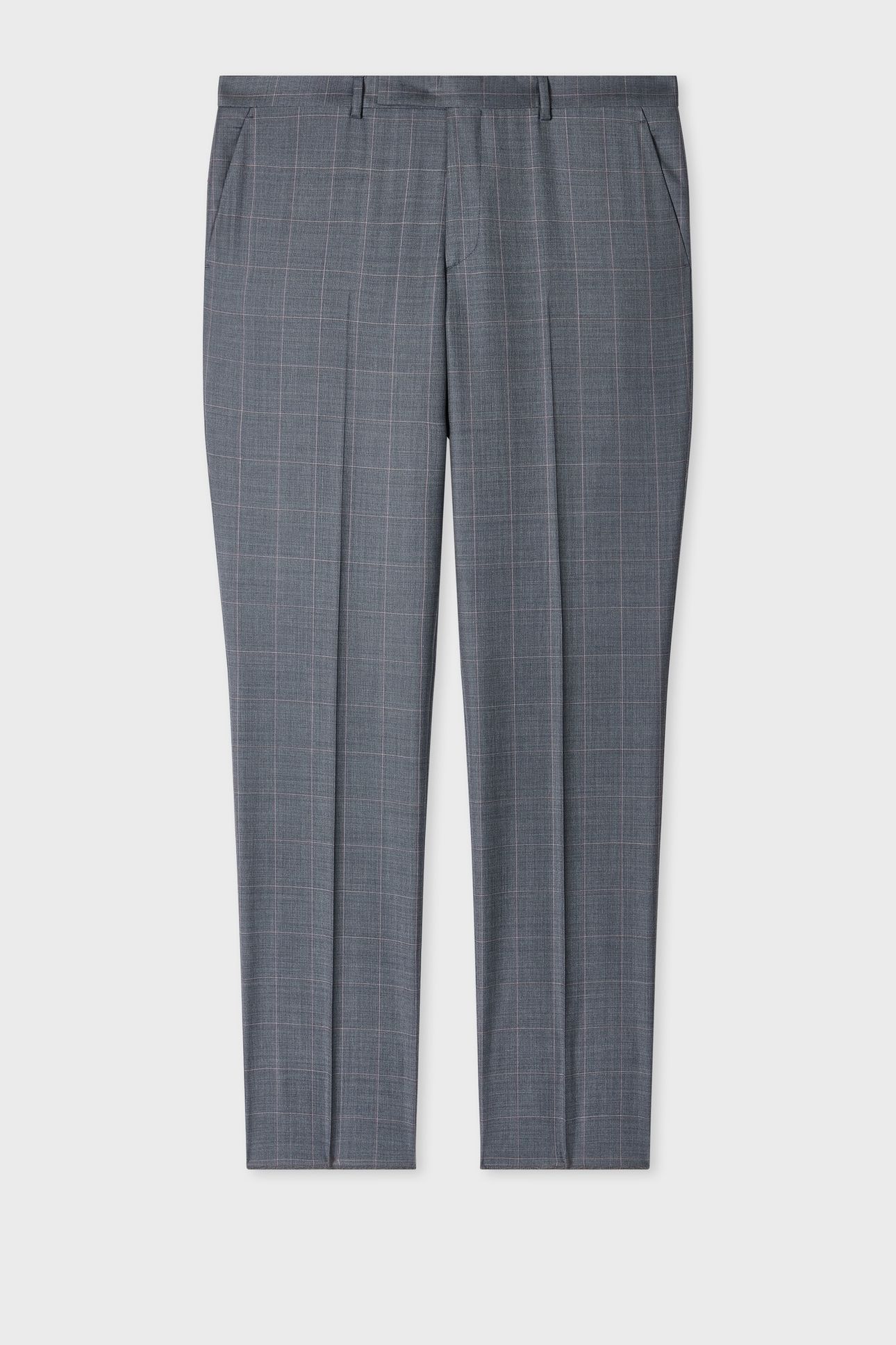 TAILORED FIT 2 BUTTON SUIT GREYISH BLUE 2