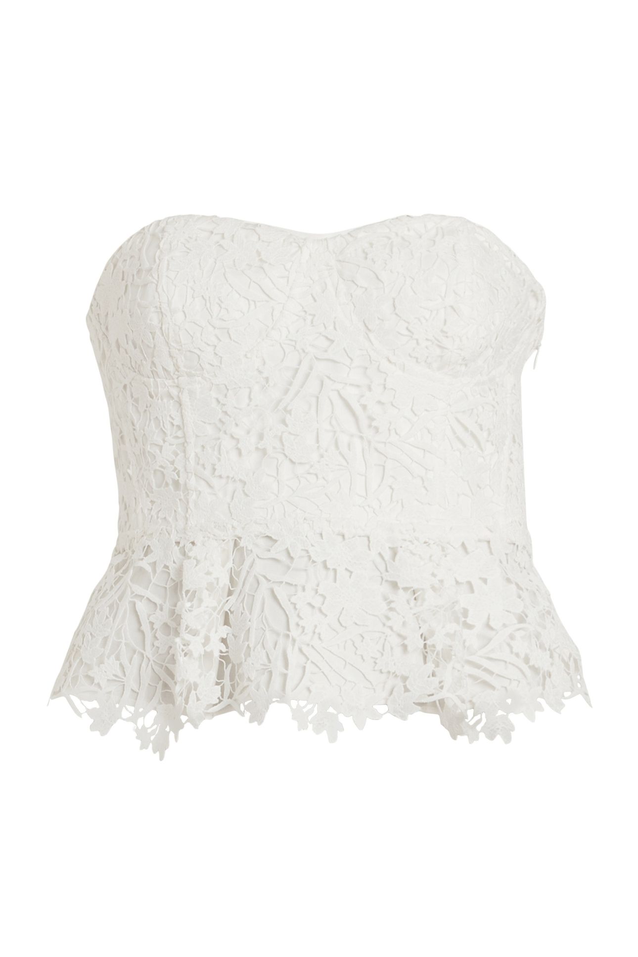 SIENNA BRODERIE TOP CHALK WHITE 5