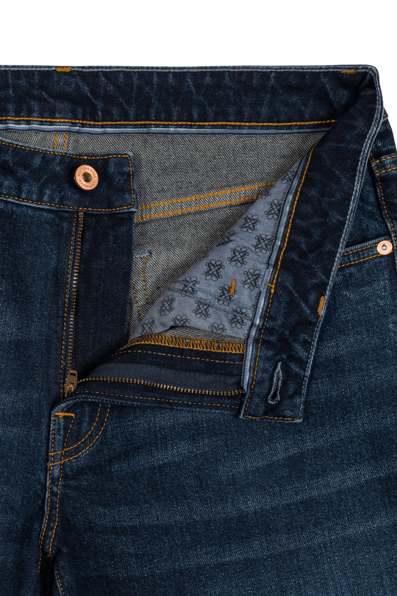HAARLEM STRAIGHT FIT DENIM DWIGHT WASH (INDIGO) 4