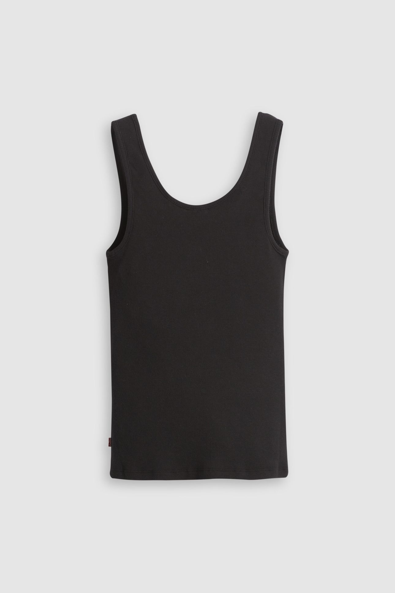 ESSENTIAL RIB TANK TOP BLACK 5