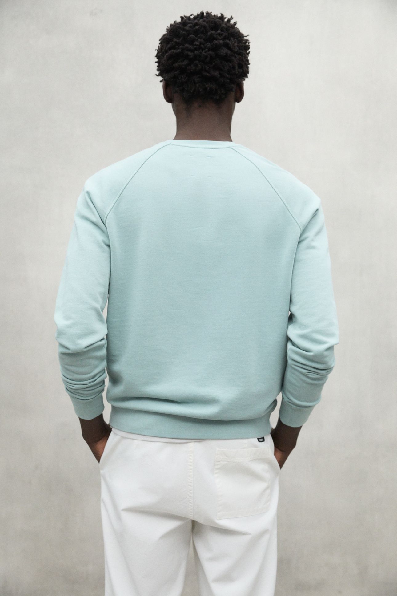 BERJAALF SWEATSHIRT WASHED GREEN 5