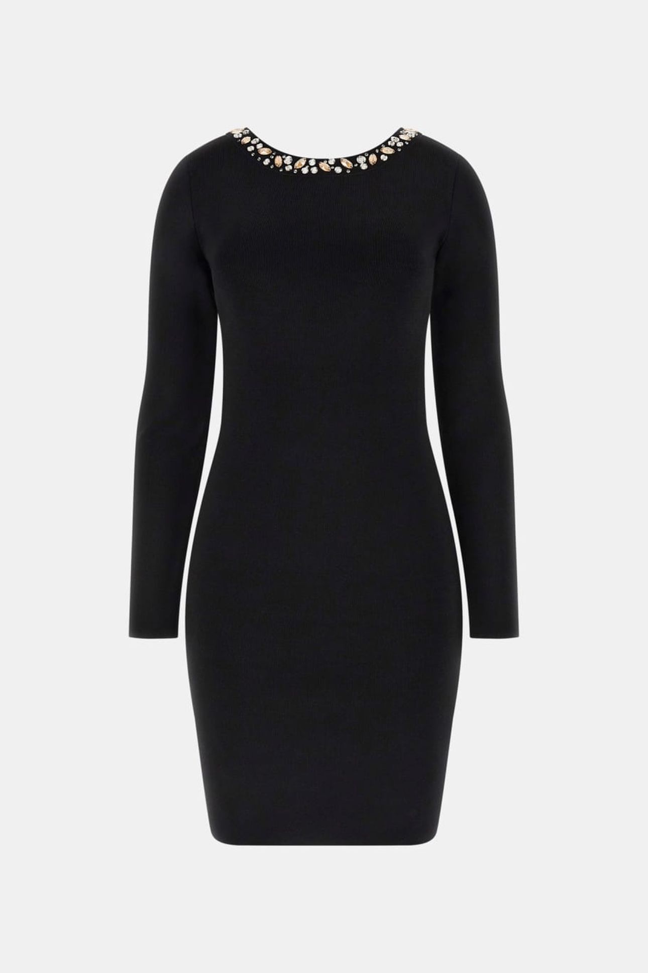 MARCIANO BY GUESS LAUREN BANDAGE DRESS JET BLACK 4