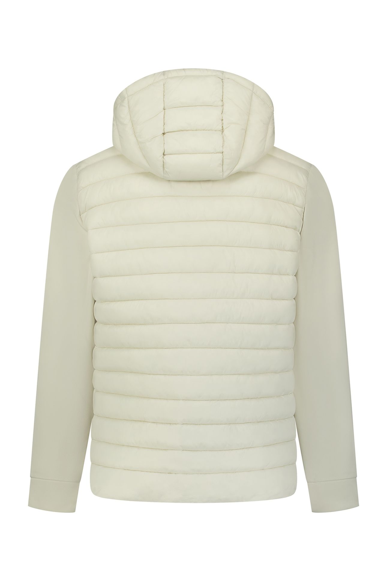 JACKET HOODED PADDED MIX WITH SWEAT KIT 2
