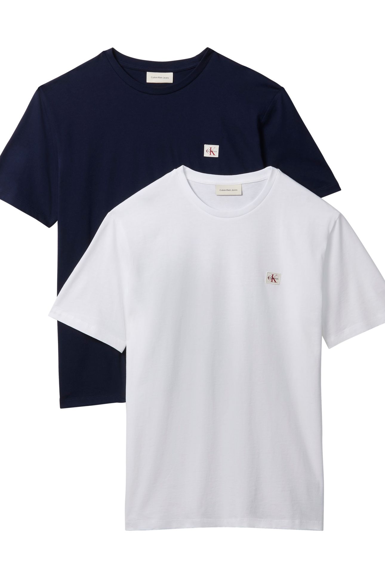 SS BADGE TEE 2-PACK MARITIME NAVY/BRIGHT WHITE 5