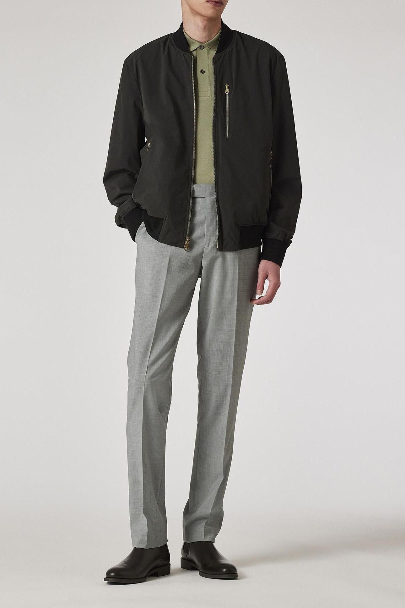 REVERSIBLE JACKET GREY MELANGE 3