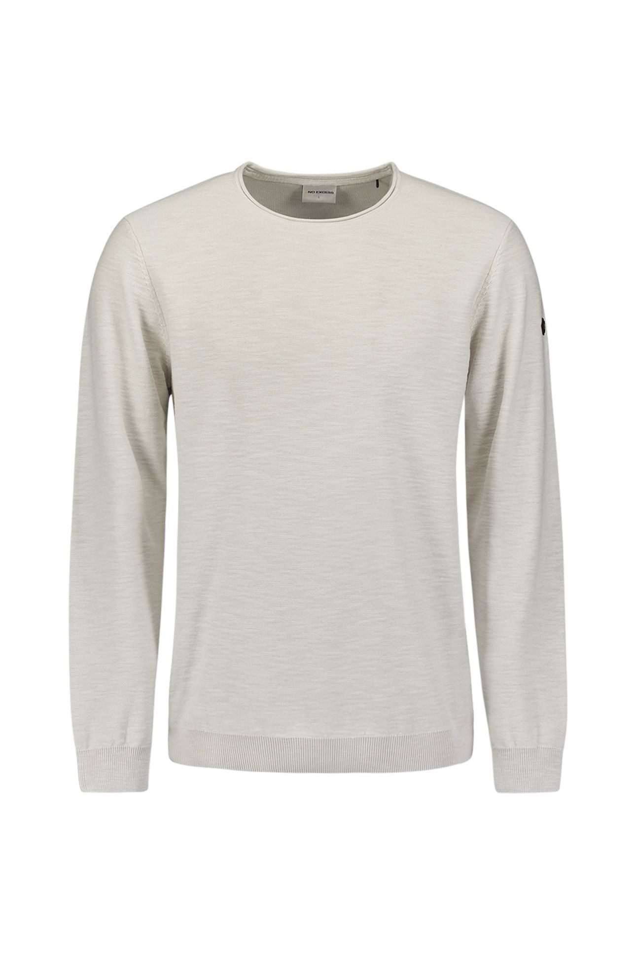 PULLOVER CREWNECK GARMENT DYED + STONE WASHED CHALK 4