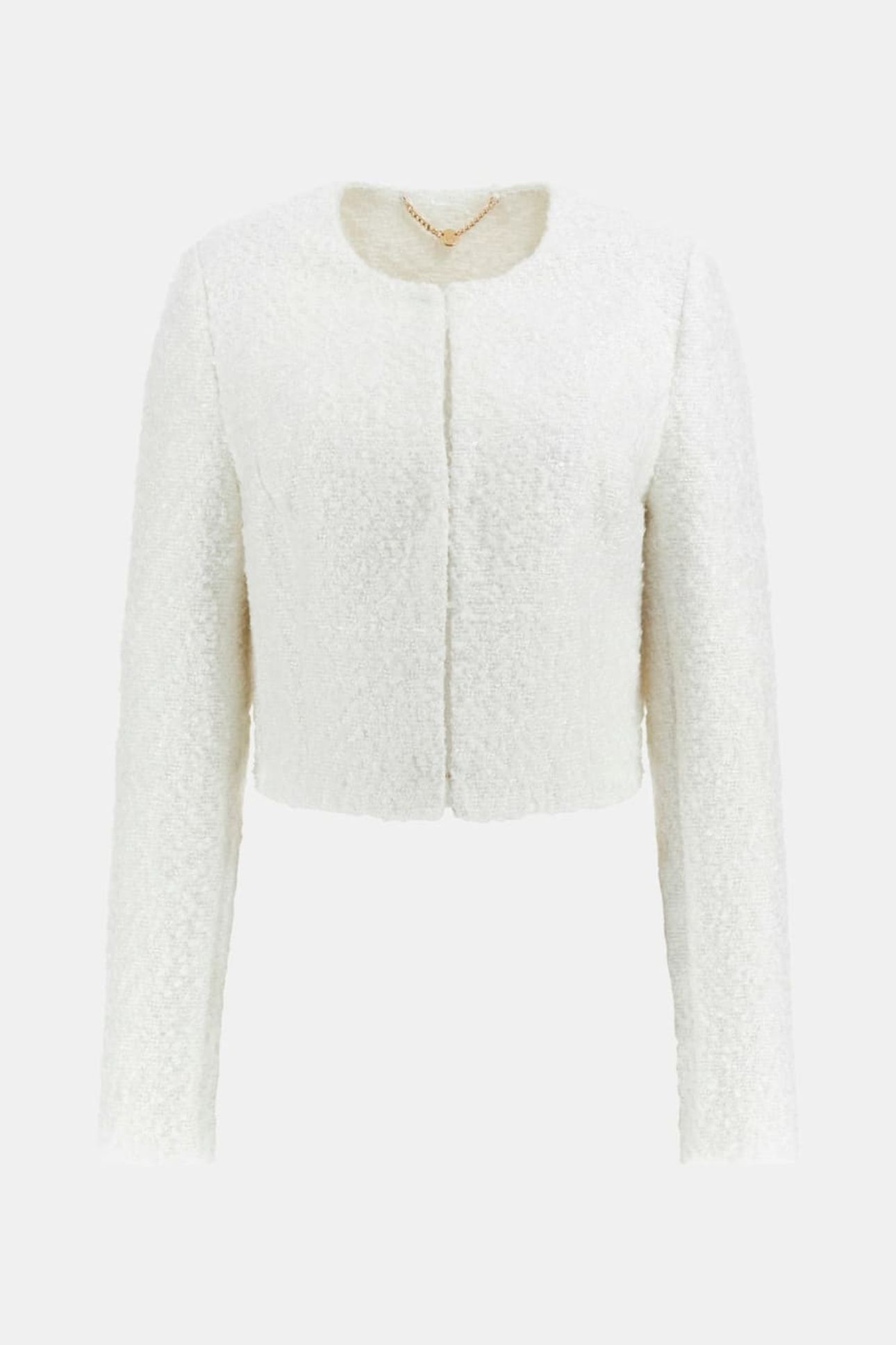 MARCIANO BY GUESS BOUCLE AWAY JACKET MACADAMIA 2