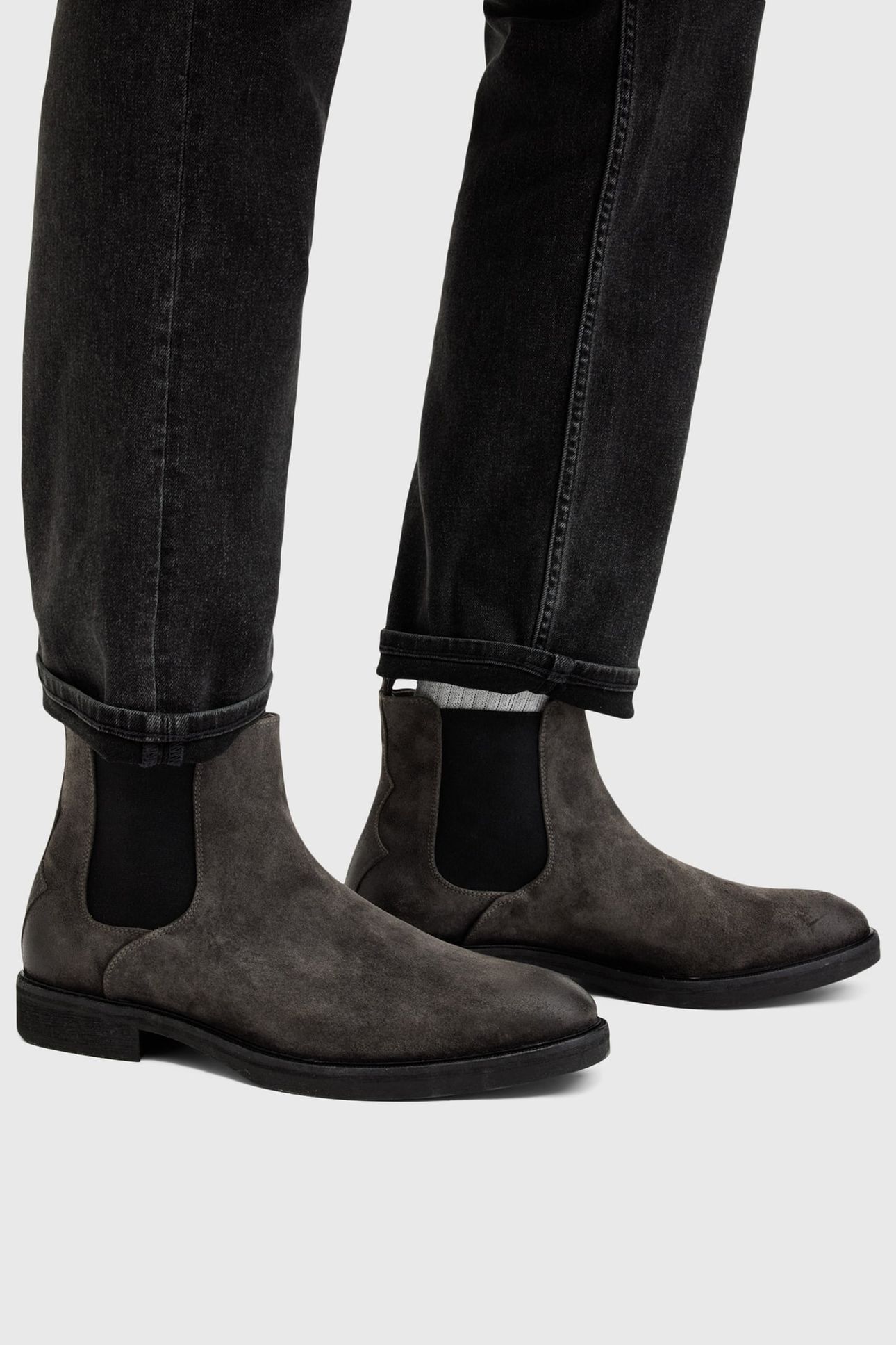 CREED SUEDE BOOT CHARCOAL GREY 1