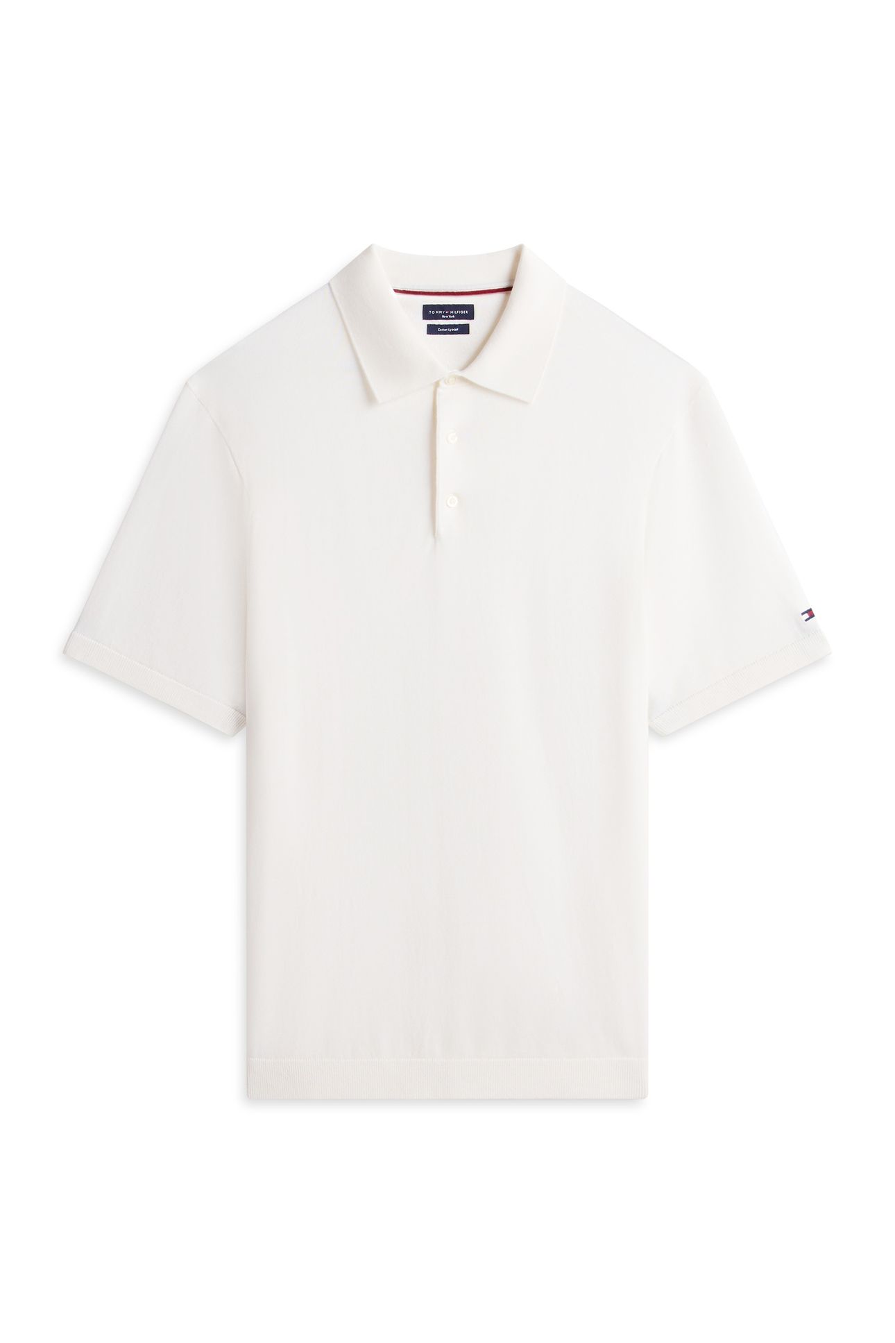 DC COTTON LYOCELL POLO IVORY 5