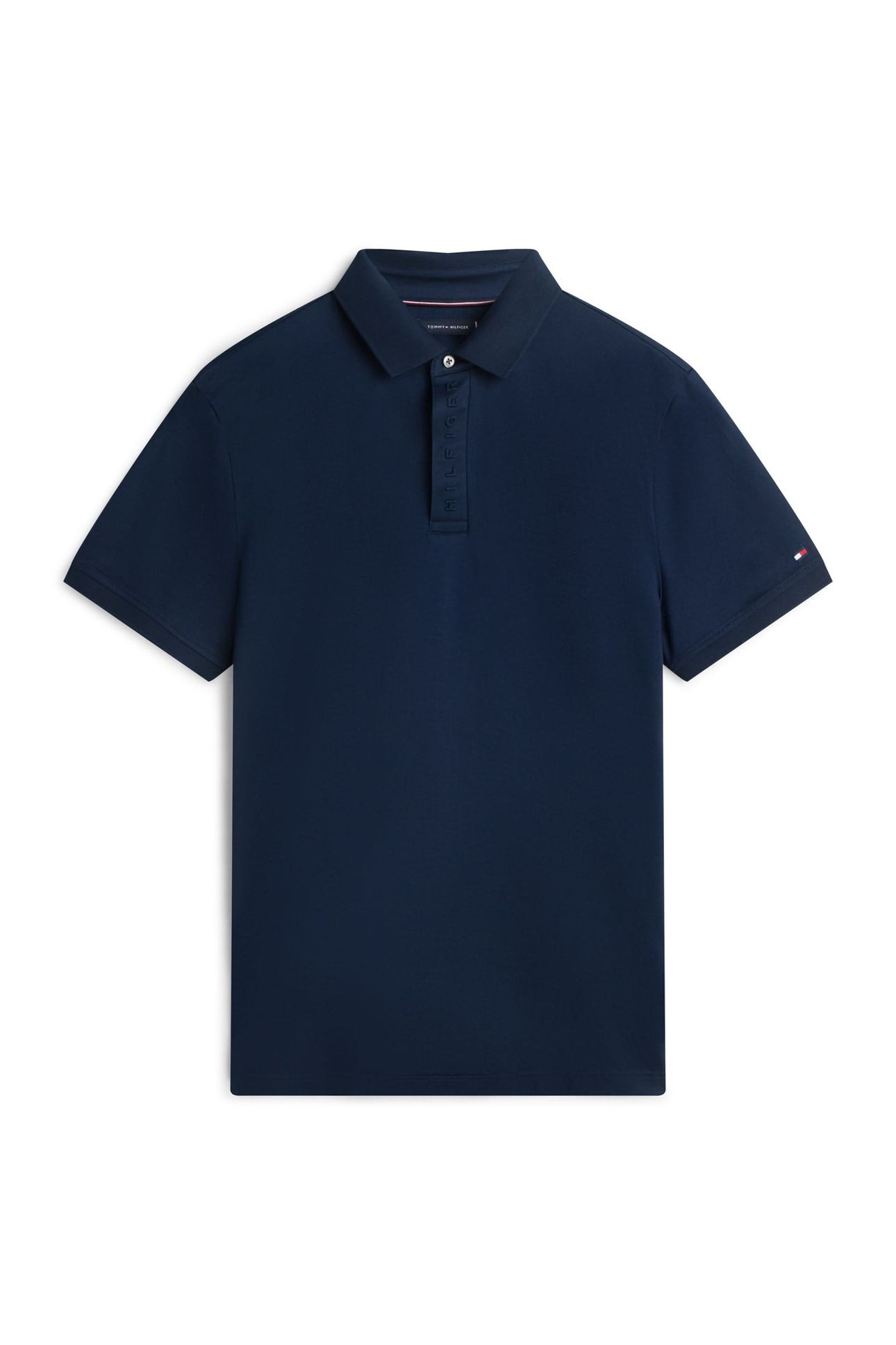 HIDDEN PLACKET DETAIL POLO DARK NIGHT NAVY 3