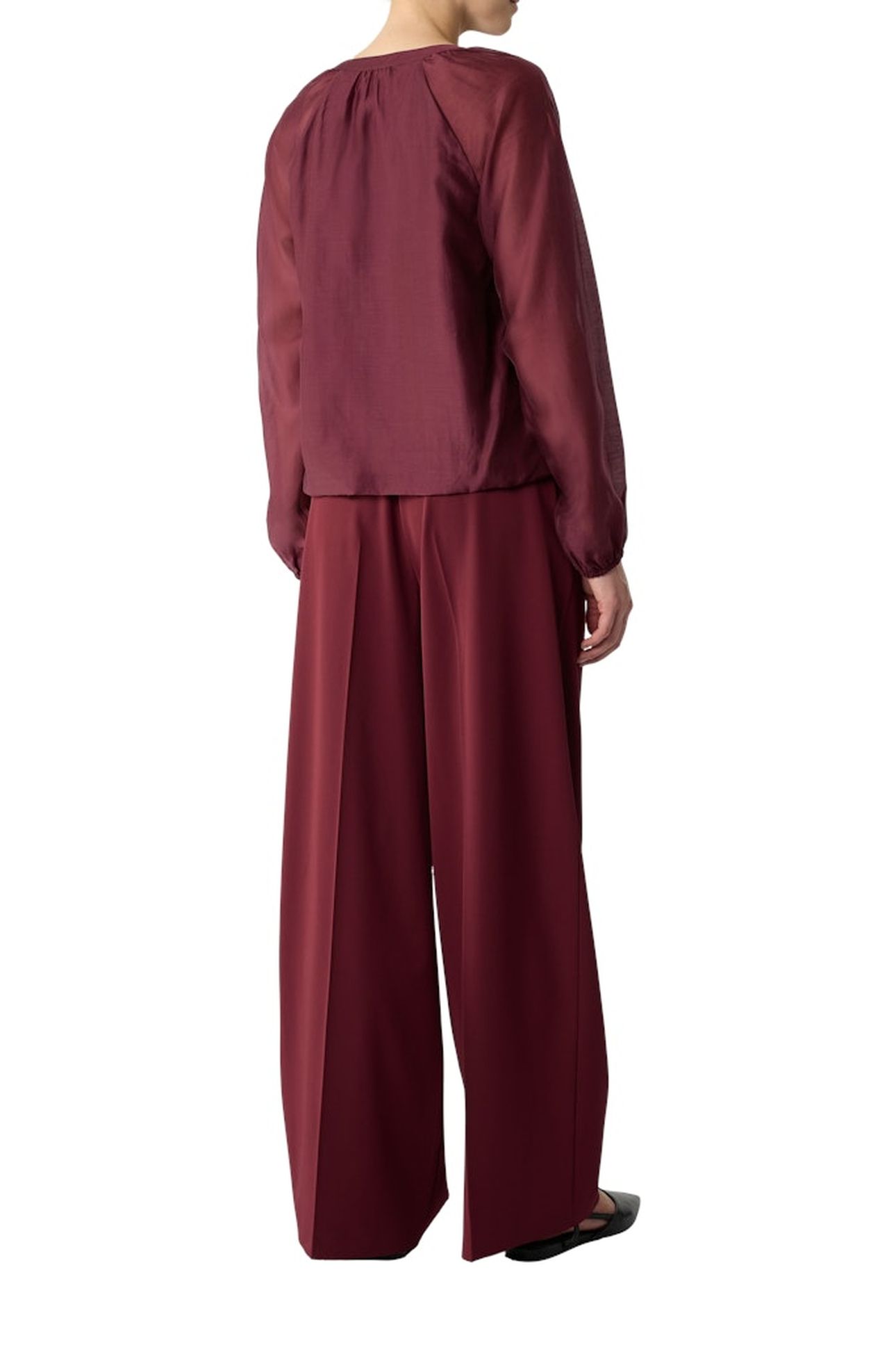 COMMA BLOUSES BURGUNDY 3