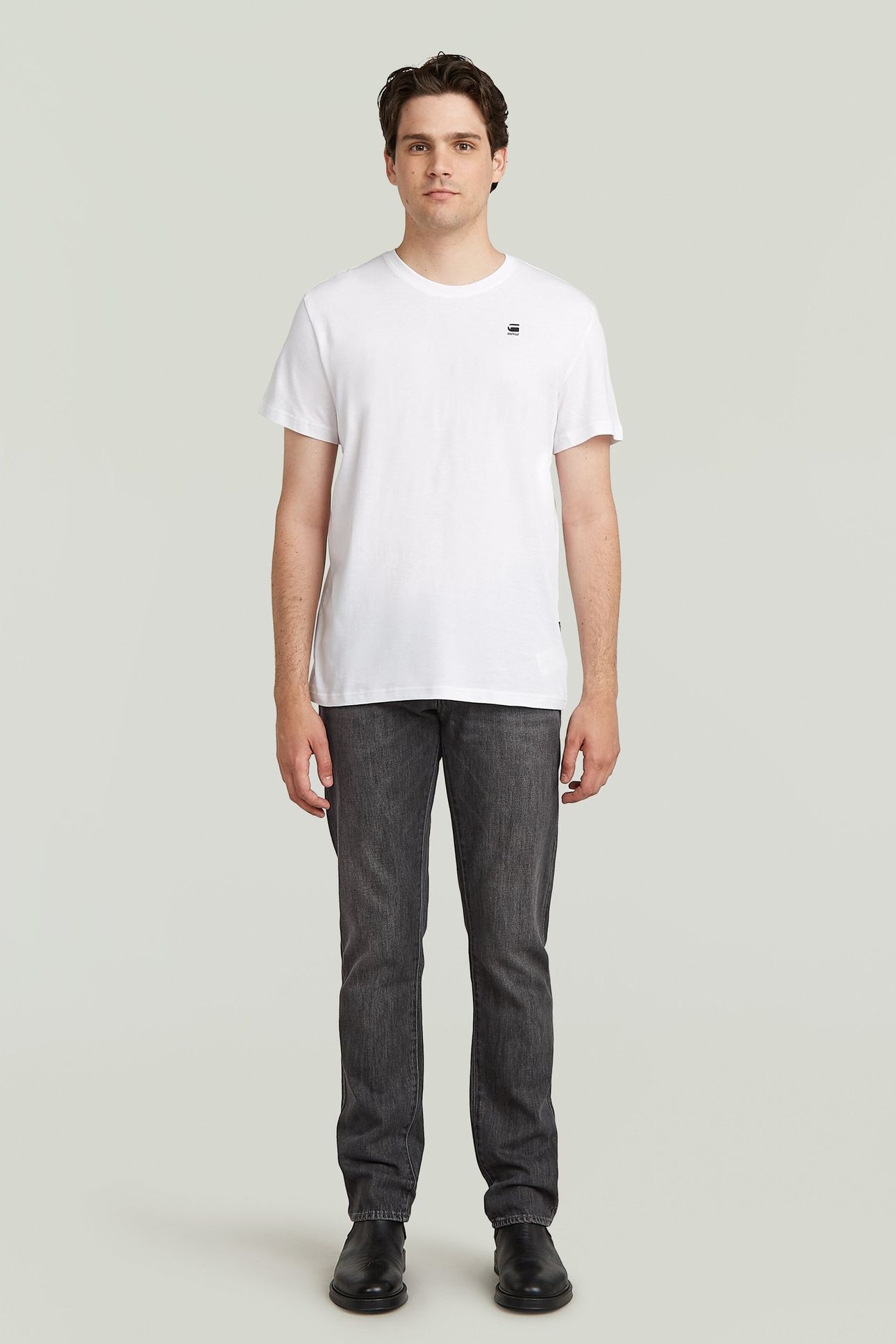 3301 STRAIGHT JEANS GREY 1