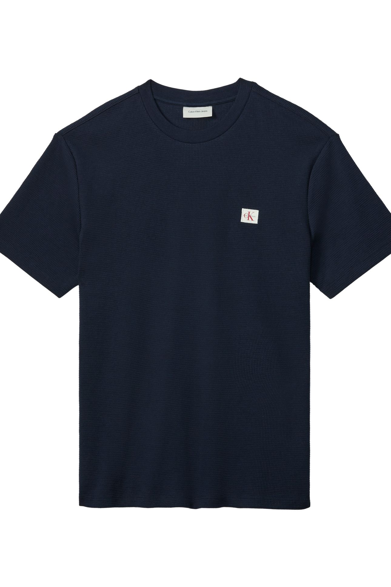 SS WAFFLE BADGE CREWNECK TEE DARK SAPPHIRE 5