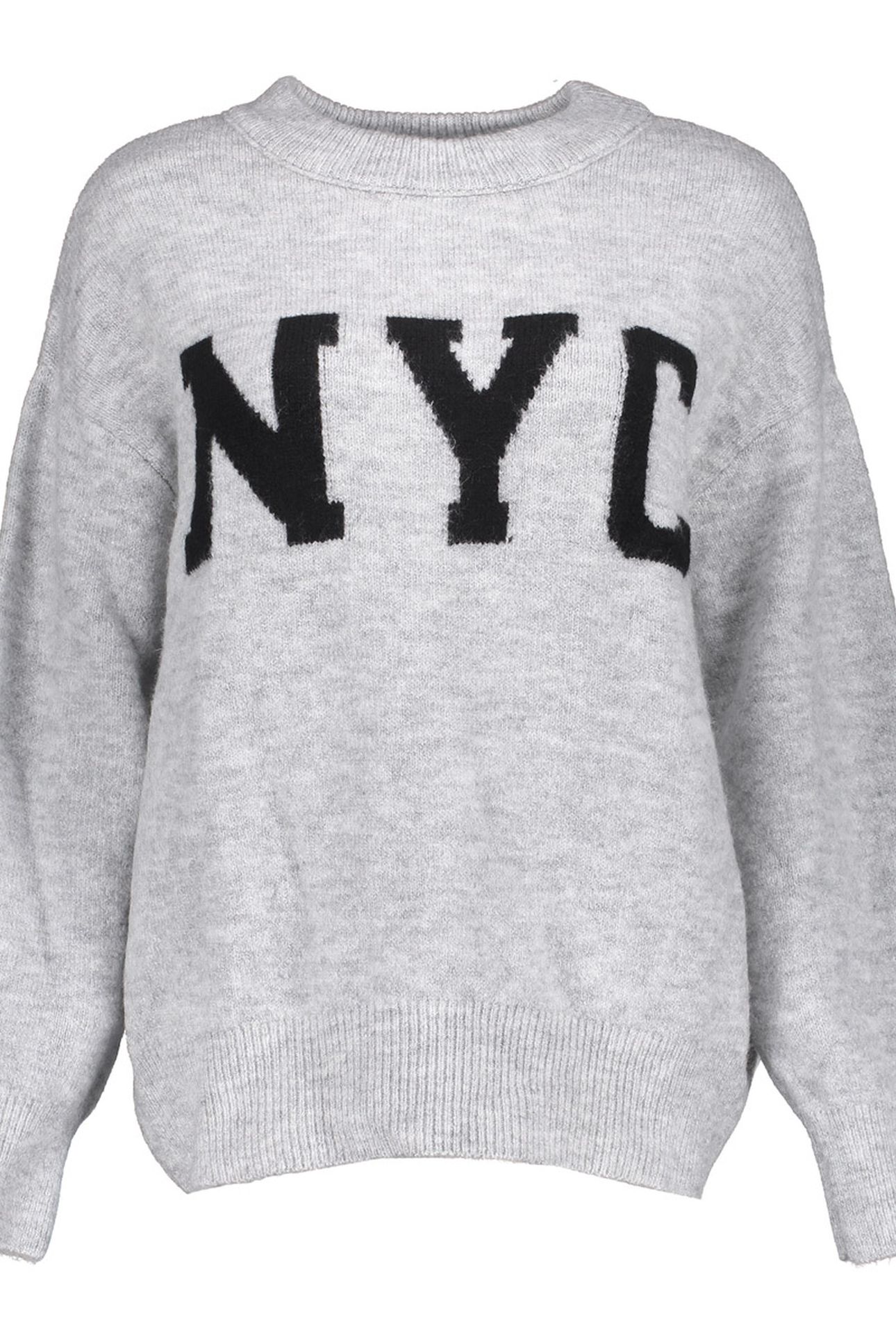PULLOVER NYC GREY/BLACK 1