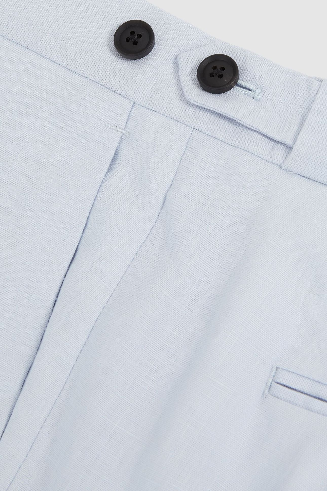 LINEN MIXER TROUSER SOFT BLUE 6