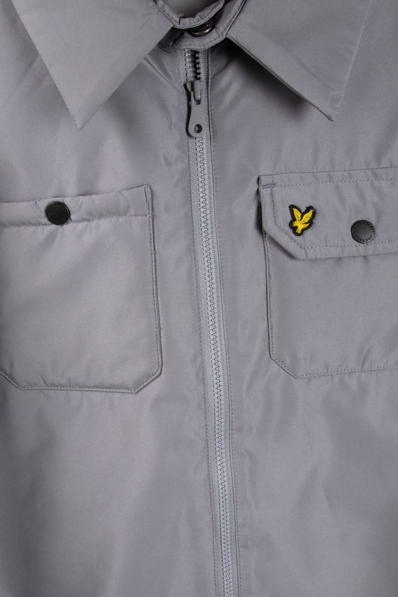 PADDED WOVEN OVERSHIRT SHARKSKIN 5