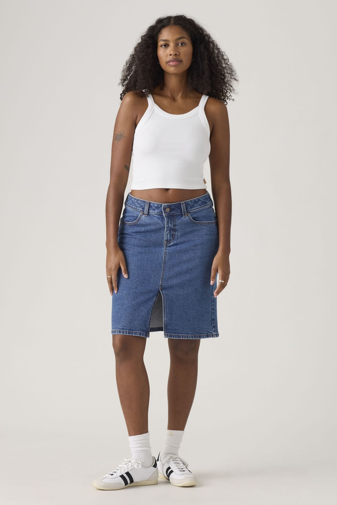 LOW MIDI SKIRT BLUE 3