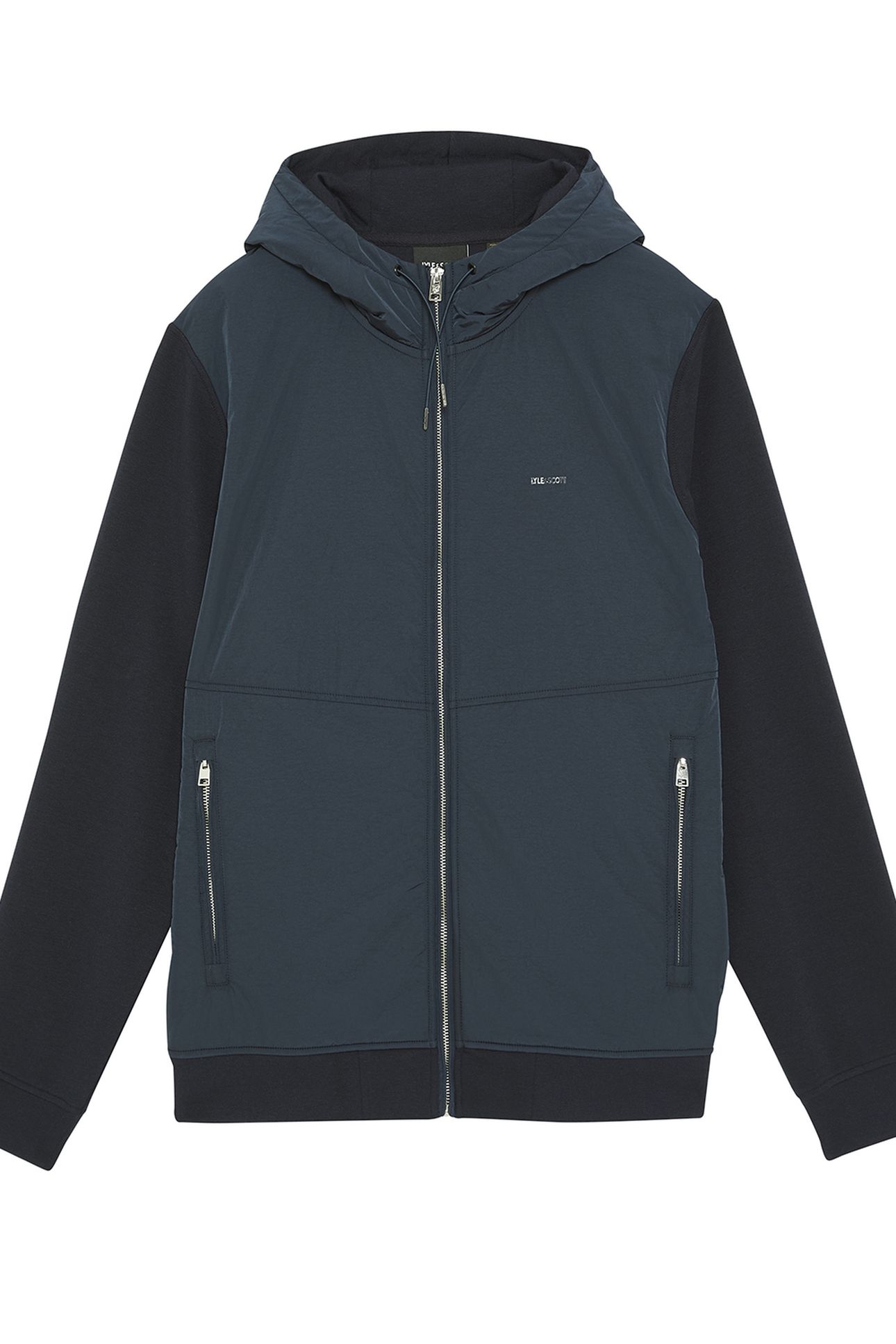 HALF RAGLAN HYBRID HOODIE DARK NAVY 4