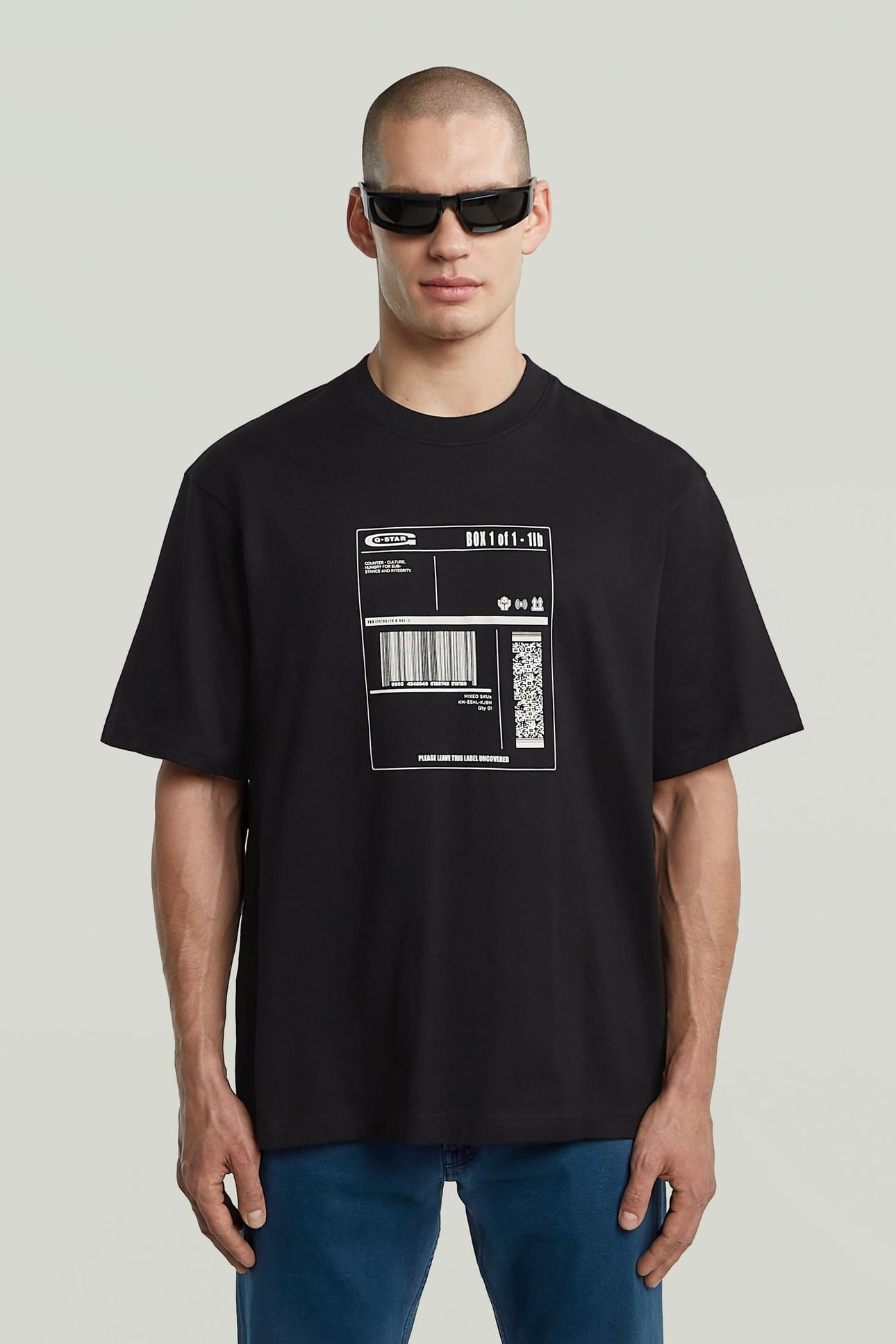 SHIPPING GR BOXY R T DK BLACK 2
