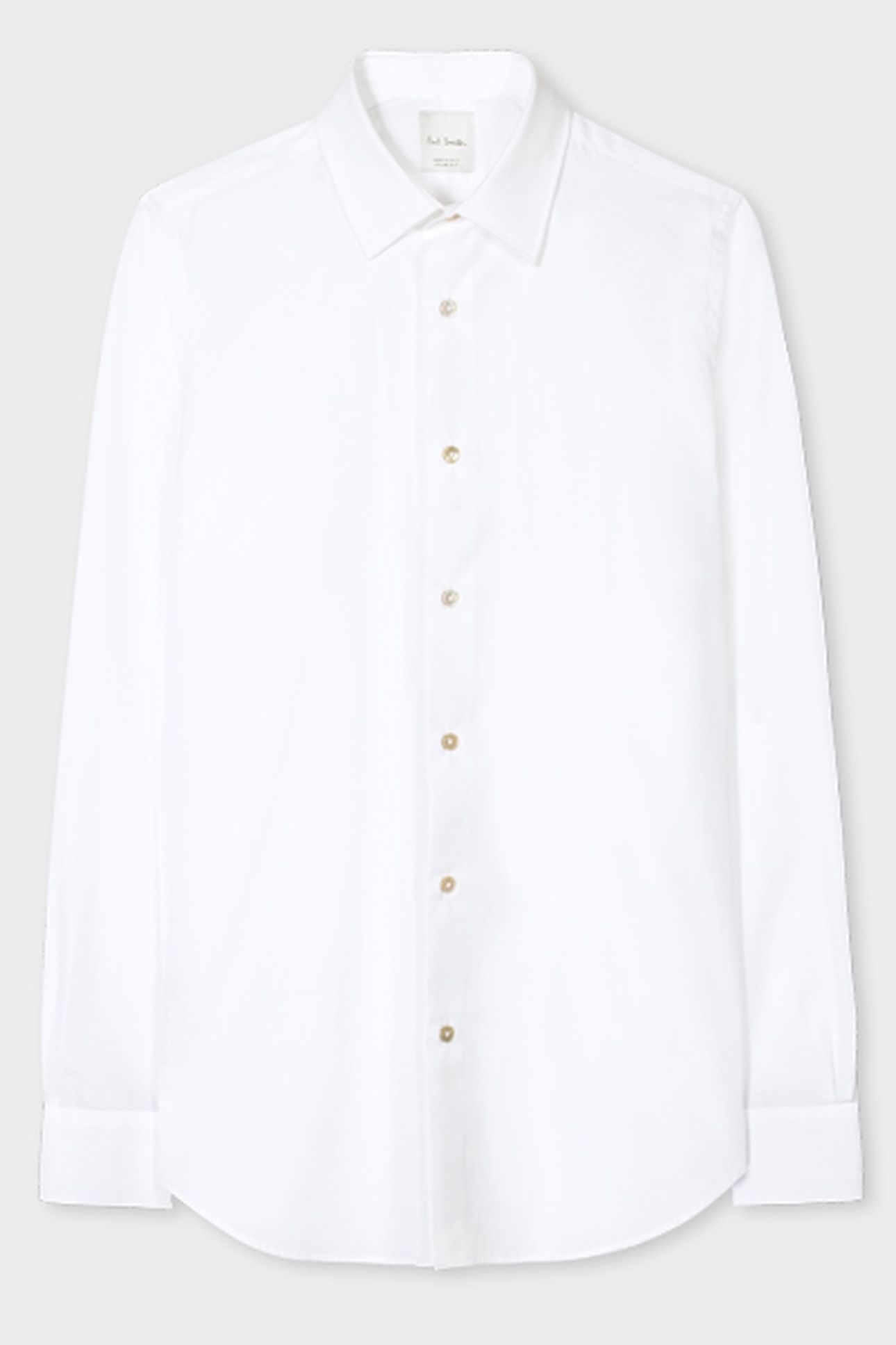 GENTS S/C TAILORED SHIRT WHITE 5