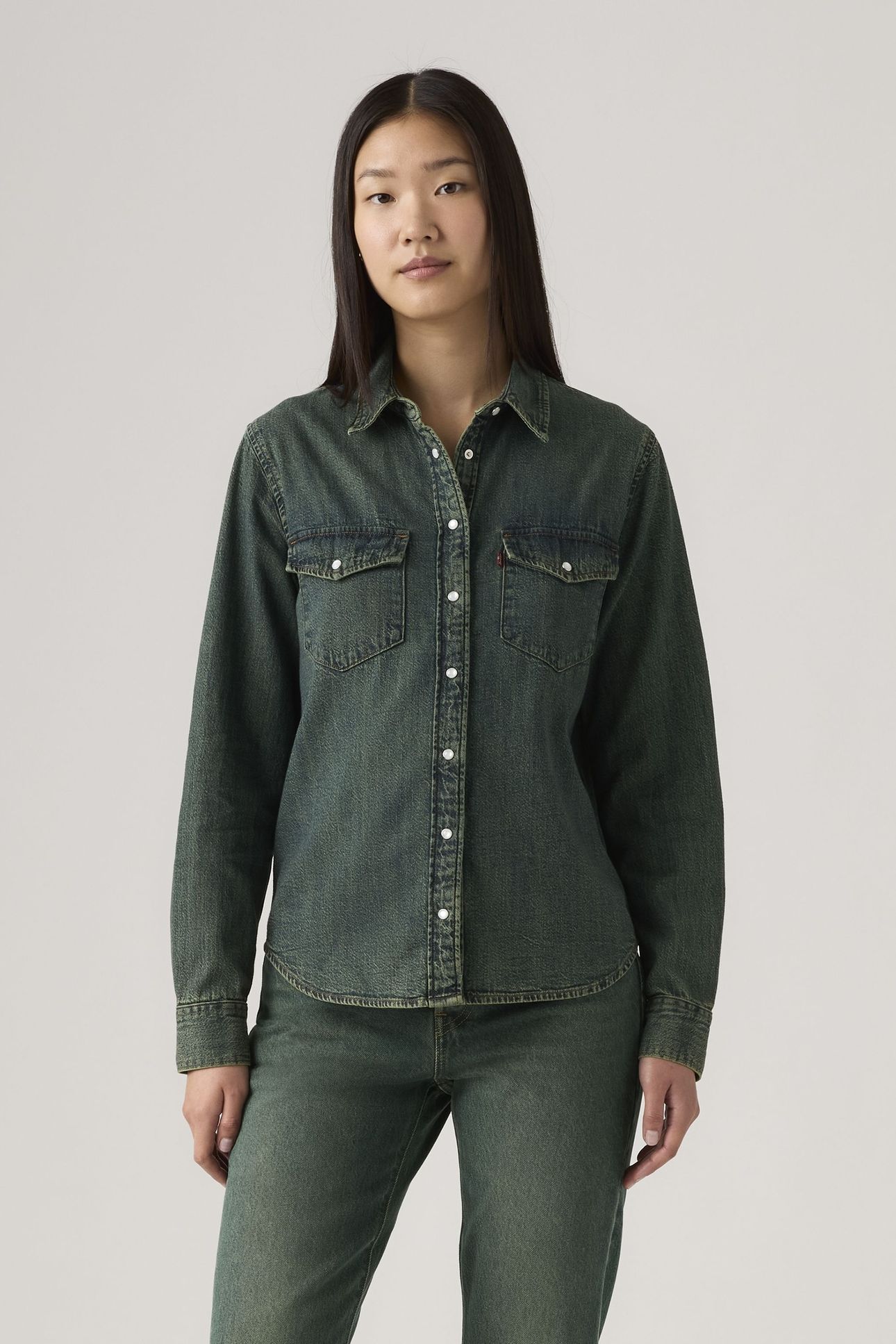 ESSENTIAL WESTERN SHIRT BLUE 1