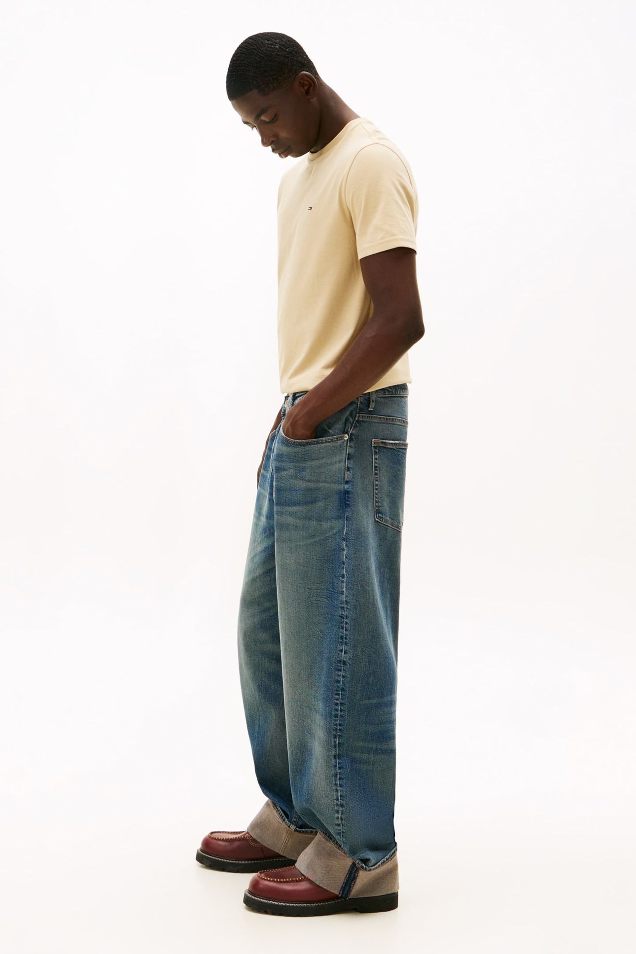 THEO BAGGY LOOSE JEANS DENIM DARK 5