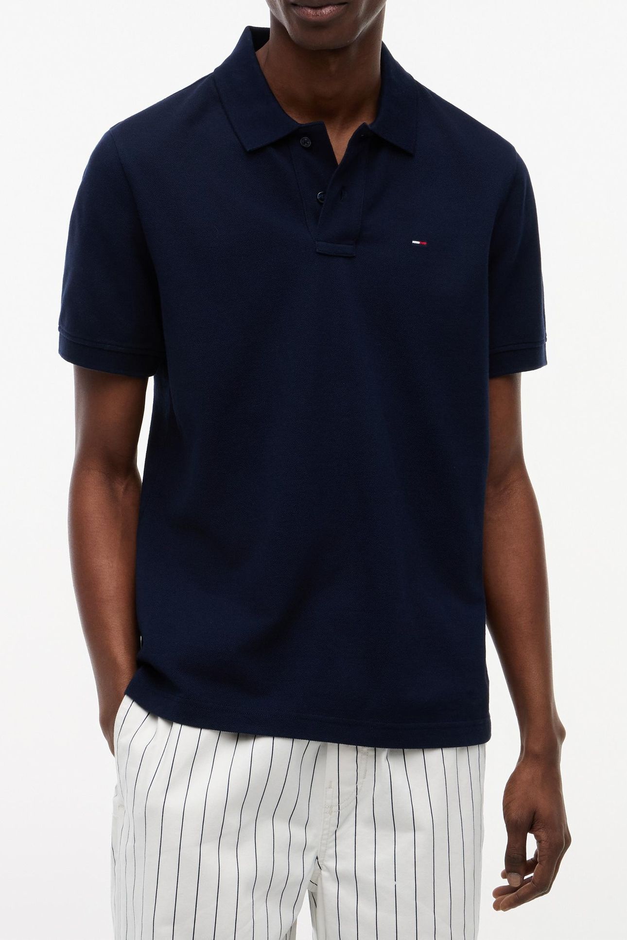 REGULAR ESSENTIAL POLO DARK BLUE 1