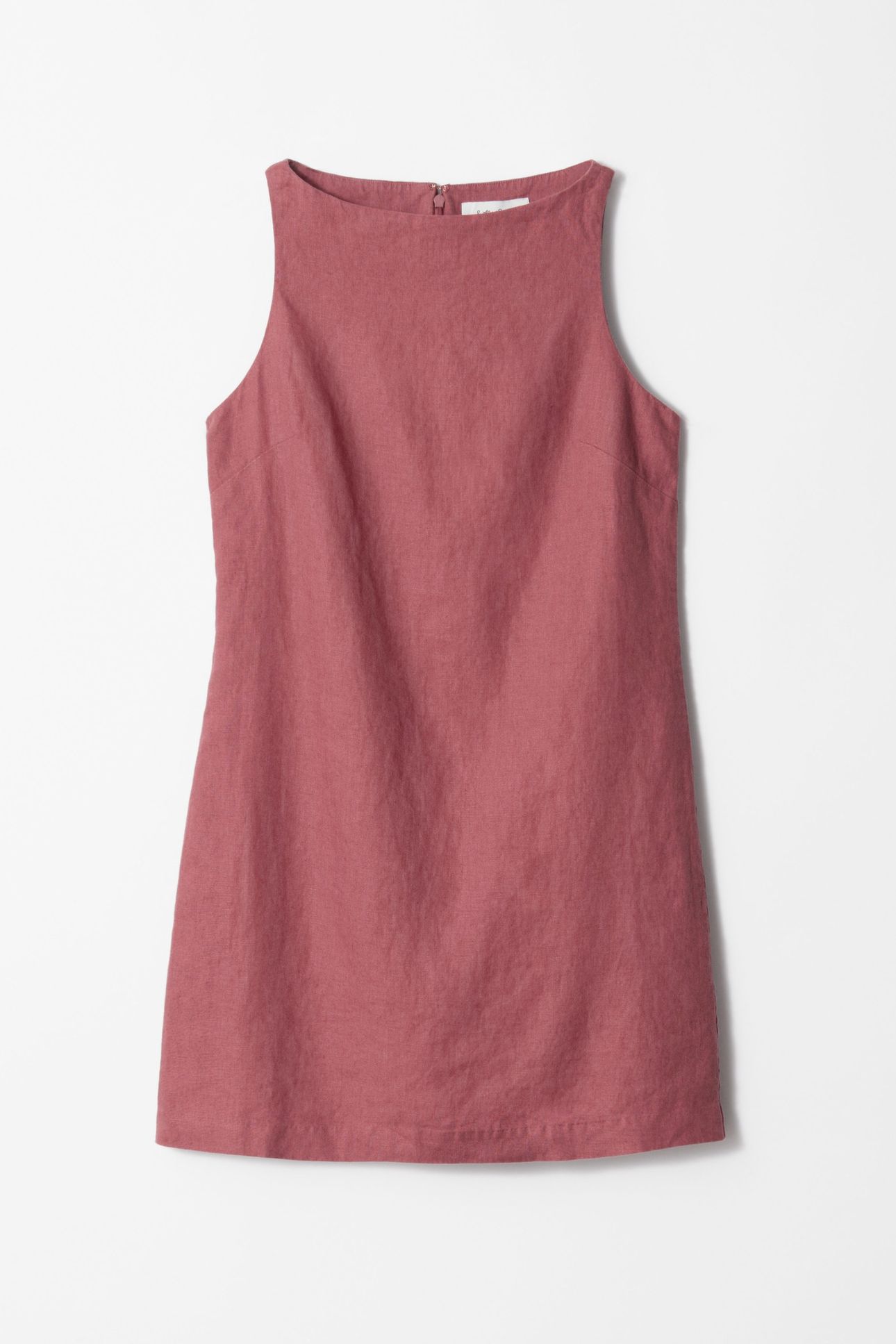 VICKY LINEN DRESS SPEED RED 3