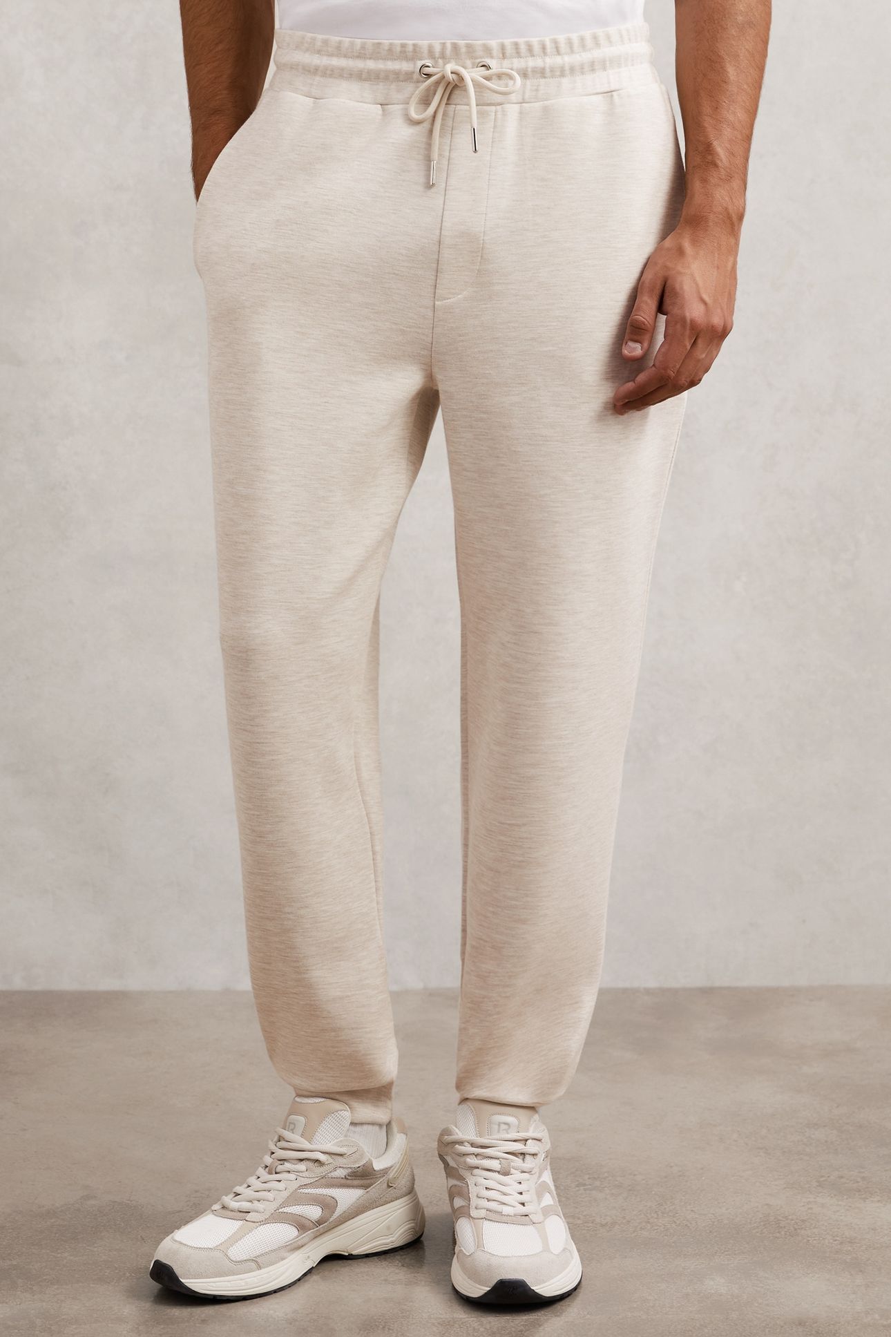 DRAWSTRING JOGGER OATMEAL 1