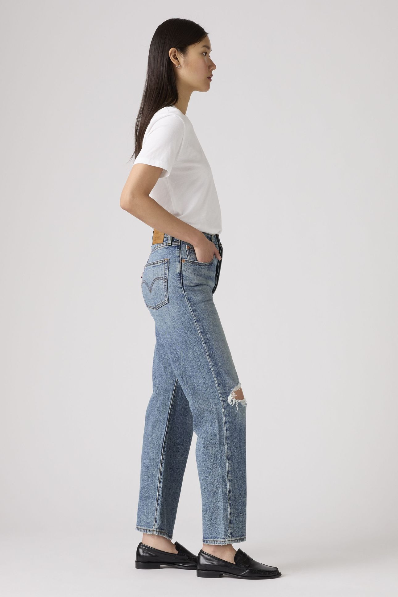 RIBCAGE STRAIGHT ANKLE JEANS 3