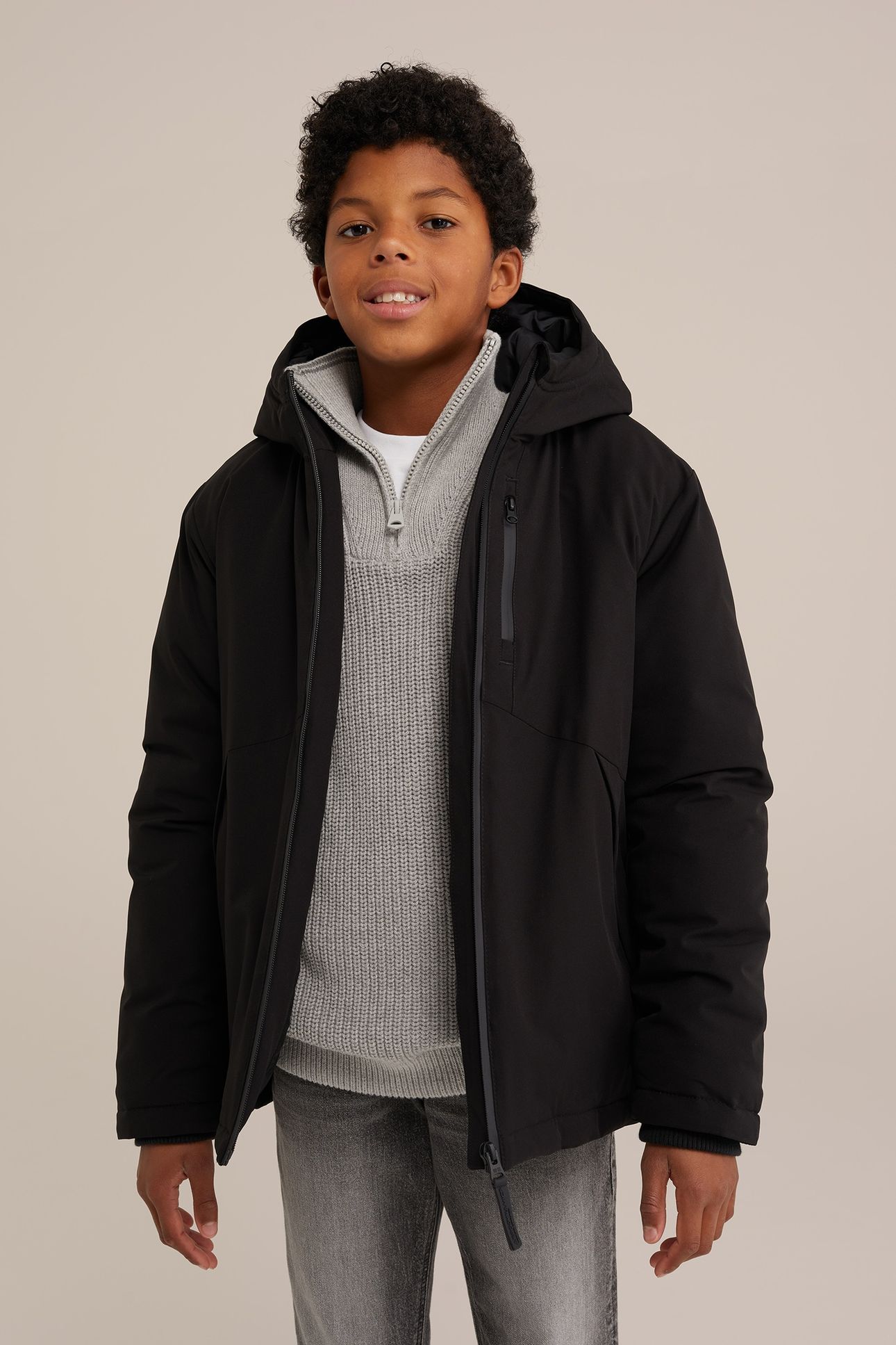 JACKET NORMAL LENGTH BLACK 1