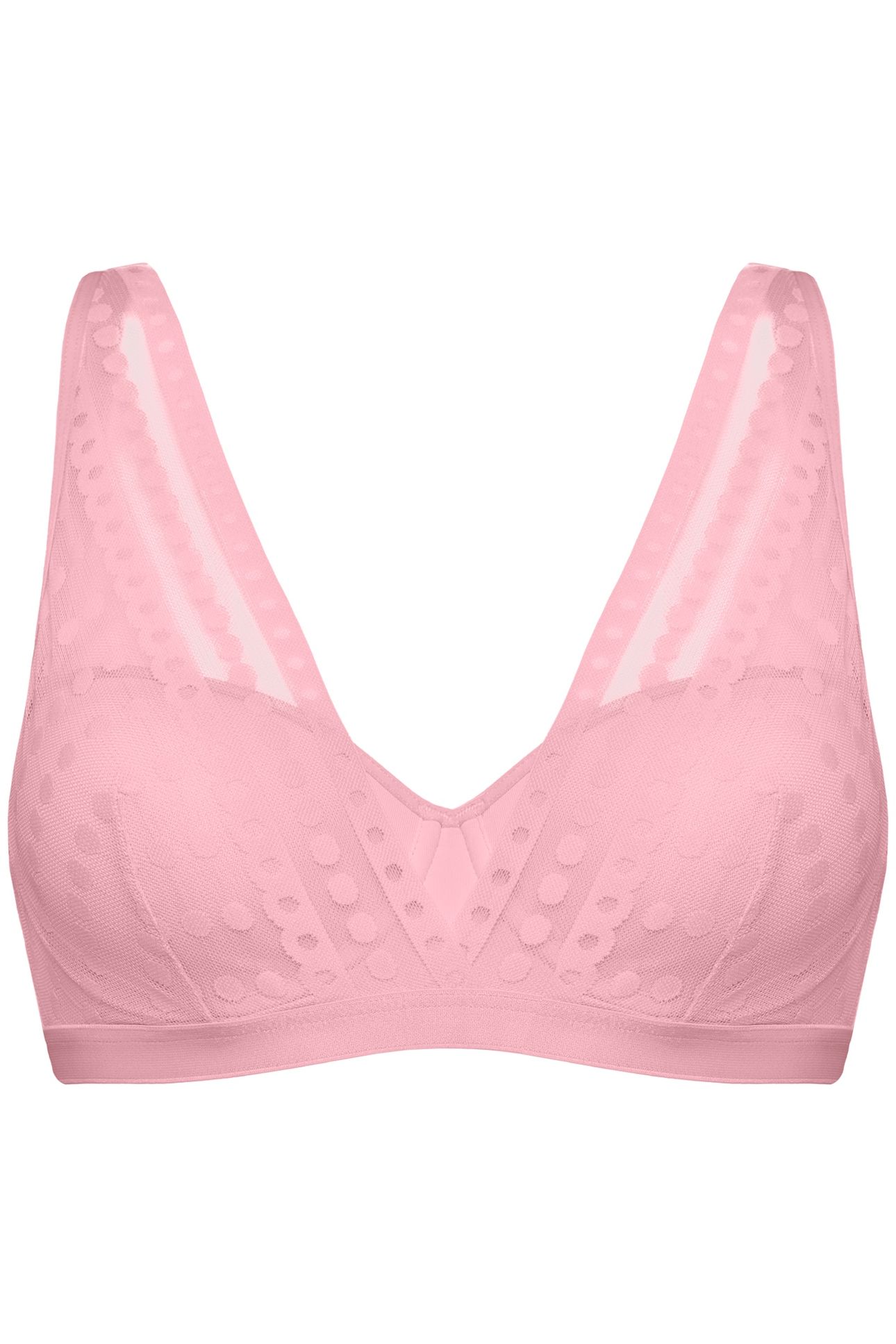 LUMINOSA BRAPLUNGE BALCONYWIRED PADDED PINK 3