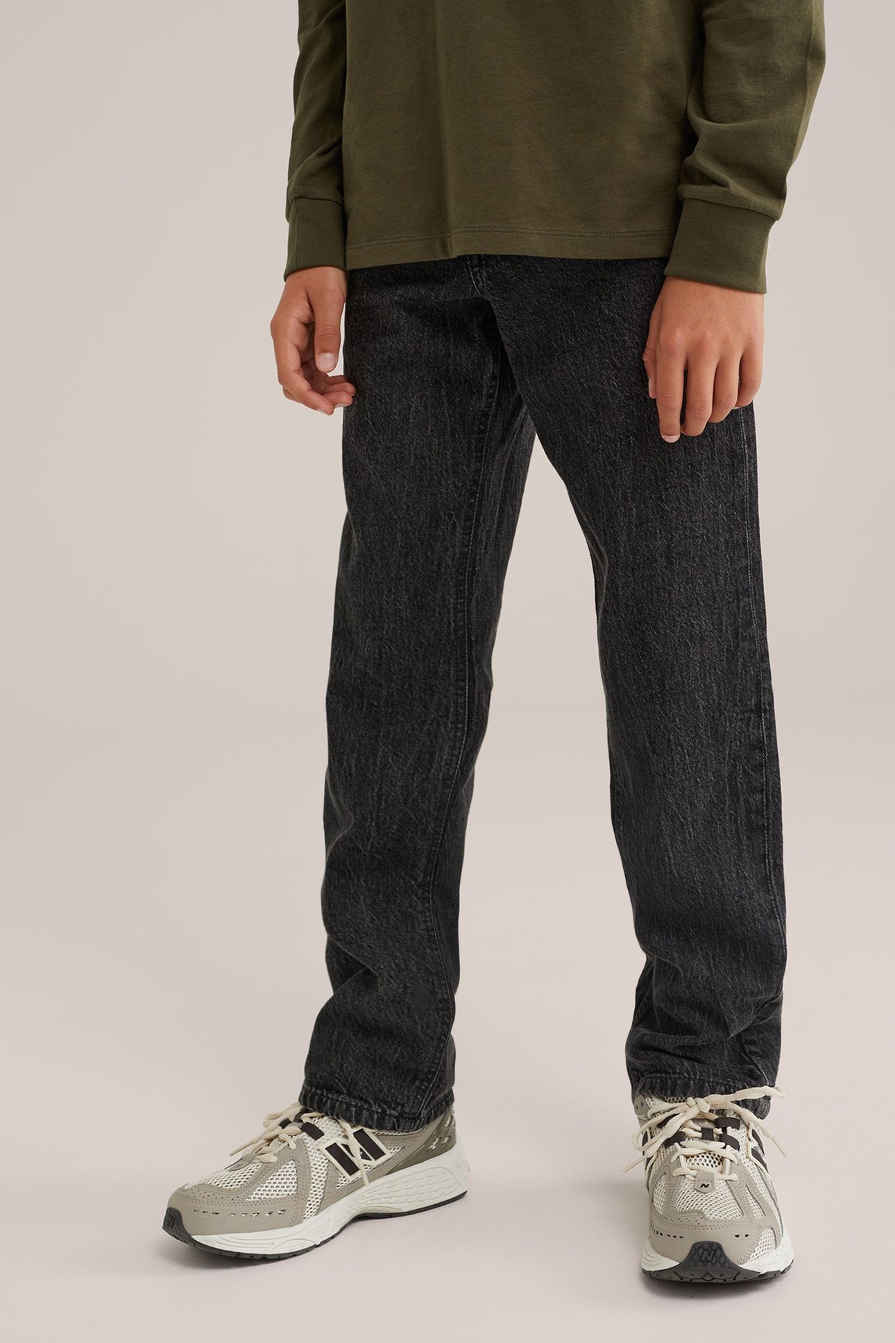 5-POCKET MID WAIST BLACK 5